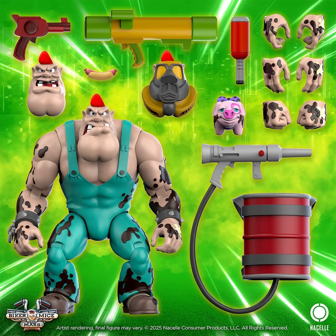 Biker Mice From Mars Greasepit Coming Soon from Nacelle 
