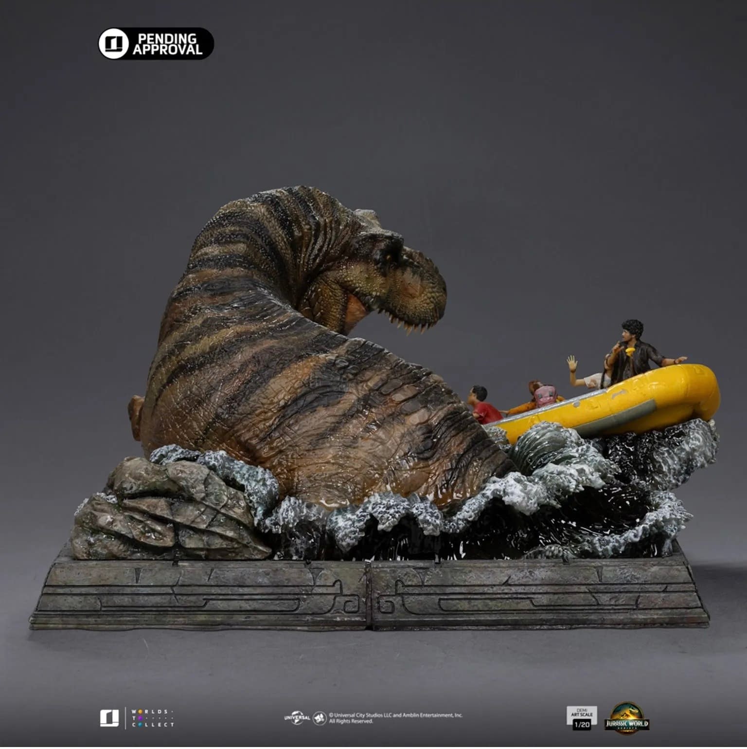It's A Dino Attack with Iron Studios Jurassic World: Rebirth Statue 