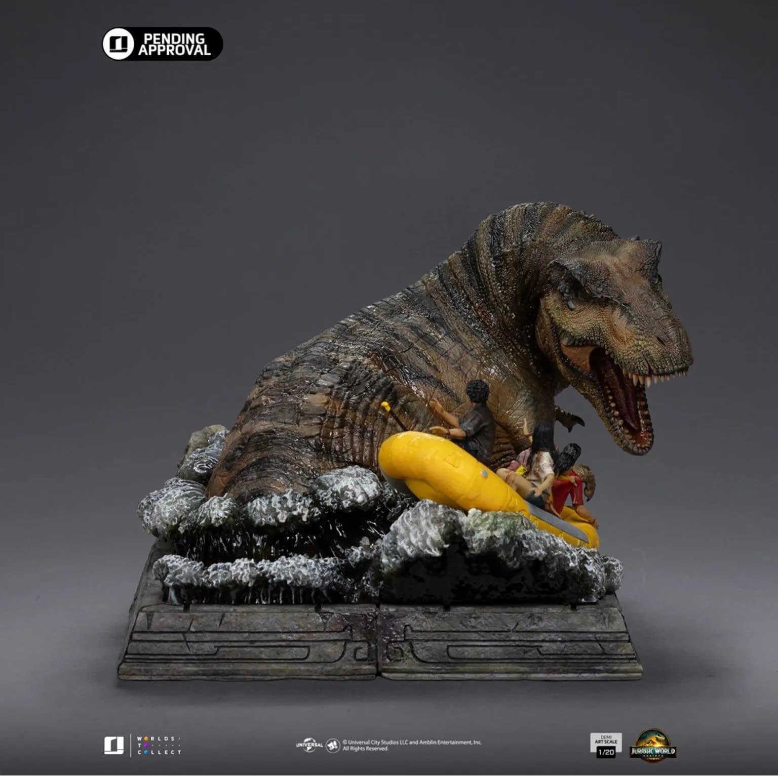 It's A Dino Attack with Iron Studios Jurassic World: Rebirth Statue 