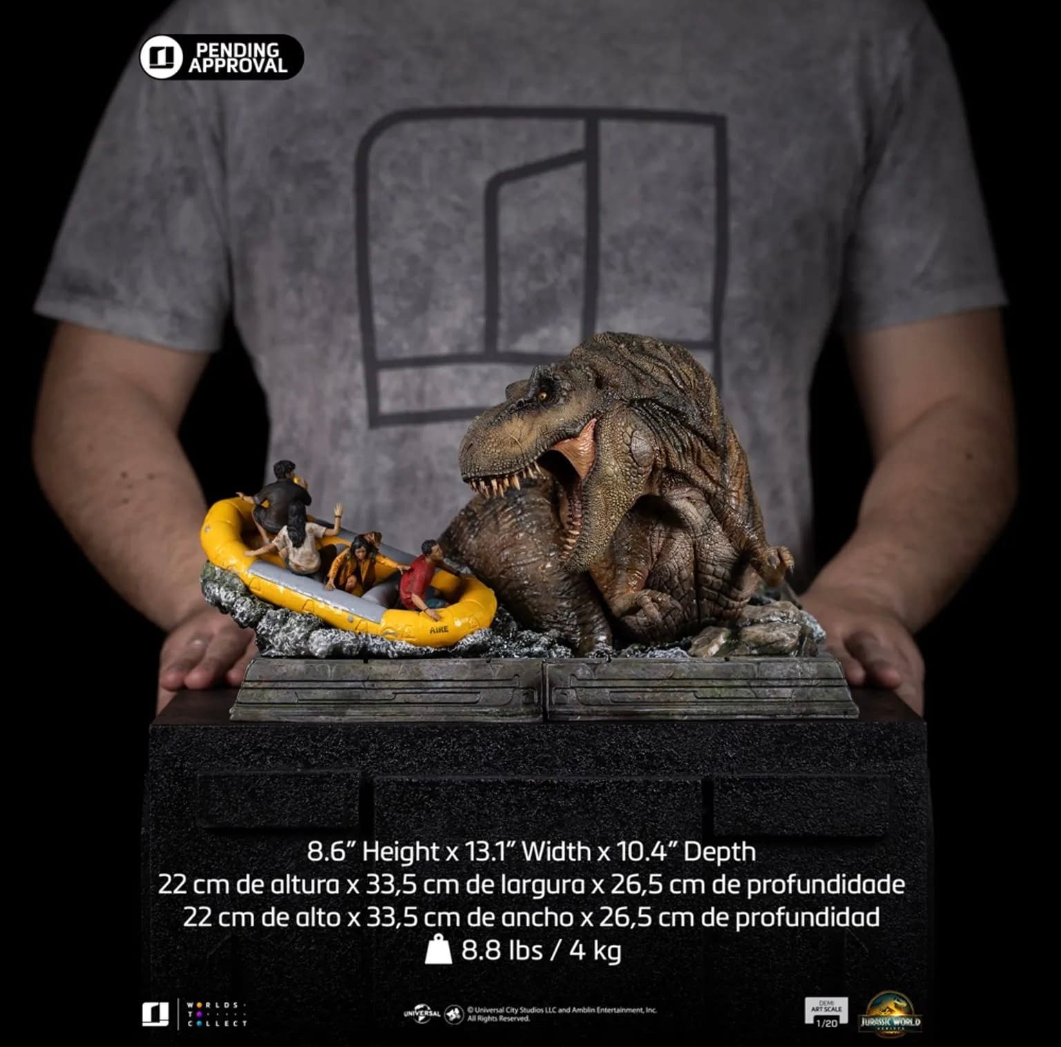 It's A Dino Attack with Iron Studios Jurassic World: Rebirth Statue 