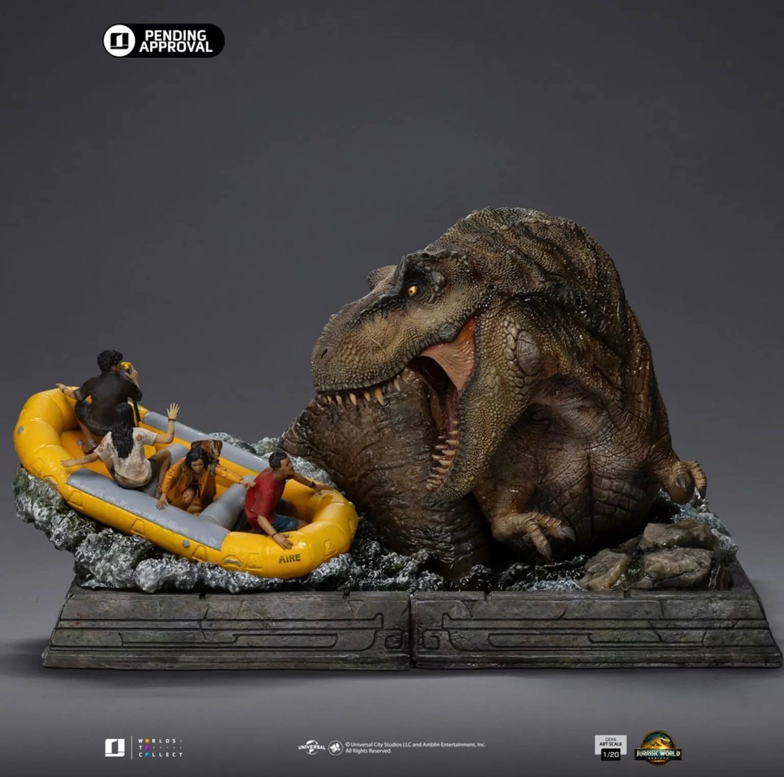 It's A Dino Attack with Iron Studios Jurassic World: Rebirth Statue 