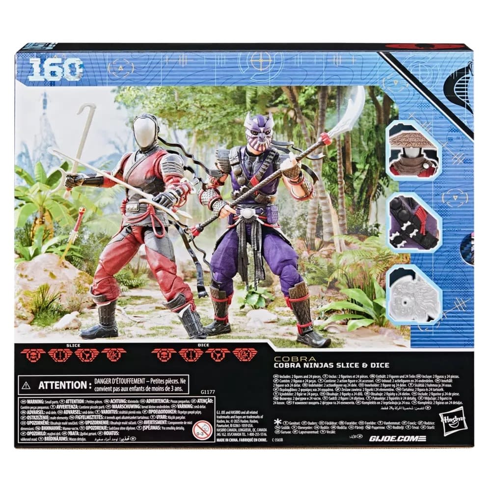 Hasbro Unveils G.I. Joe Cobra Classified Series Ninjas Slice & Dice