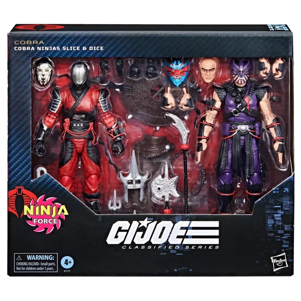 Hasbro Unveils G.I. Joe Cobra Classified Series Ninjas Slice & Dice