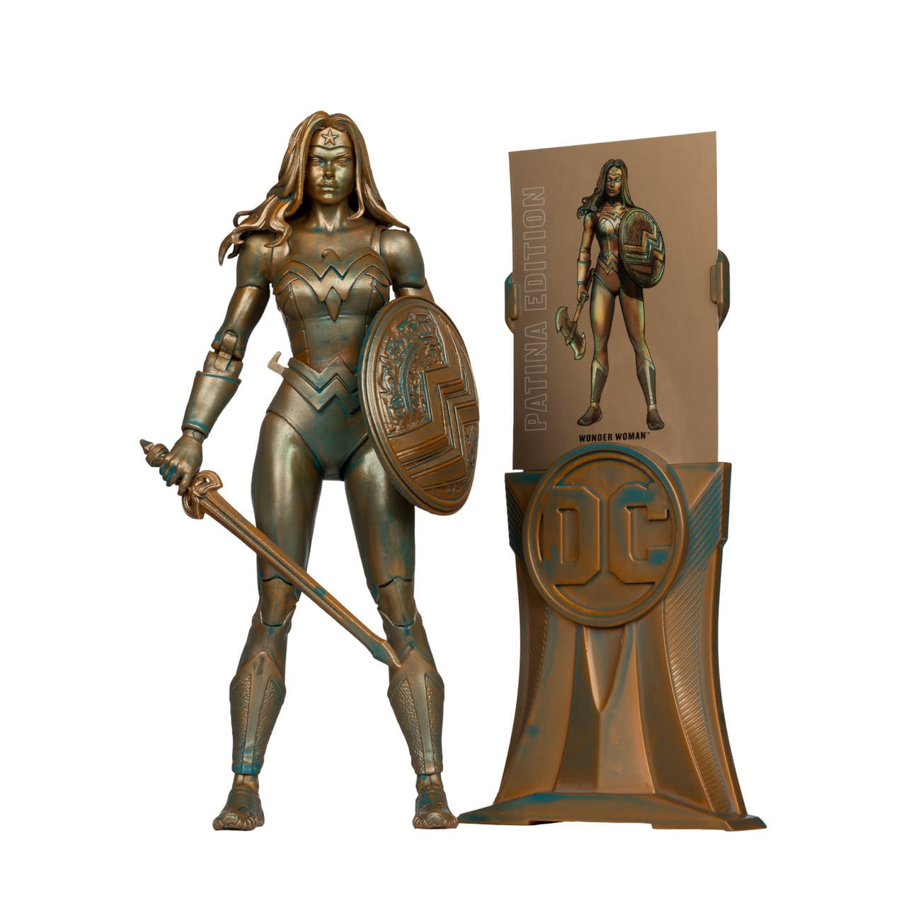 Wonder Woman (Classic) Gold Label Patina Edition Figure Revealed 