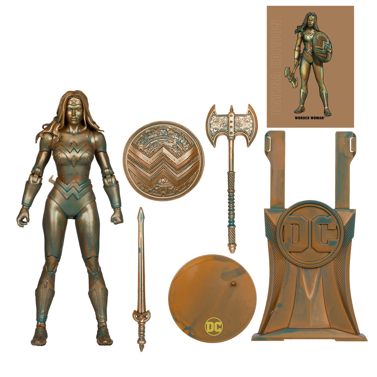 Wonder Woman (Classic) Gold Label Patina Edition Figure Revealed 