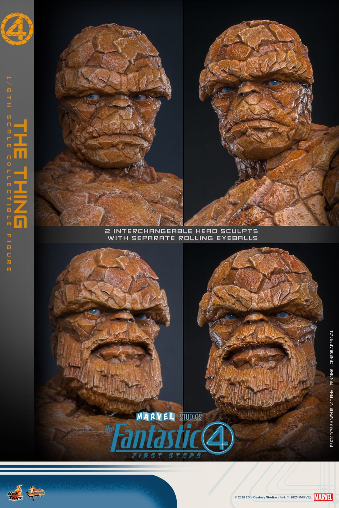 It's Clobberin' Time with Hot Toys New 1/6 Fantastic Four The Thing 