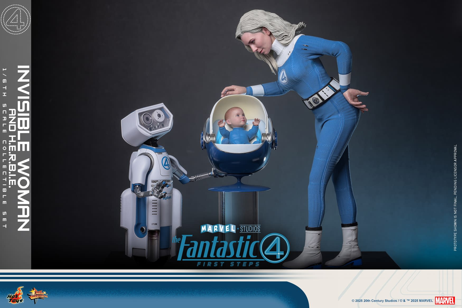 The Fantastic Four: First Steps Invisible Woman Arrives at Hot Toys 