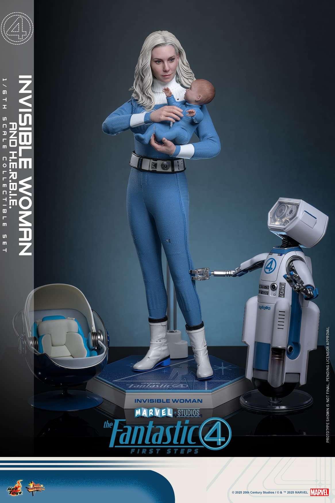 The Fantastic Four: First Steps Invisible Woman Arrives at Hot Toys 