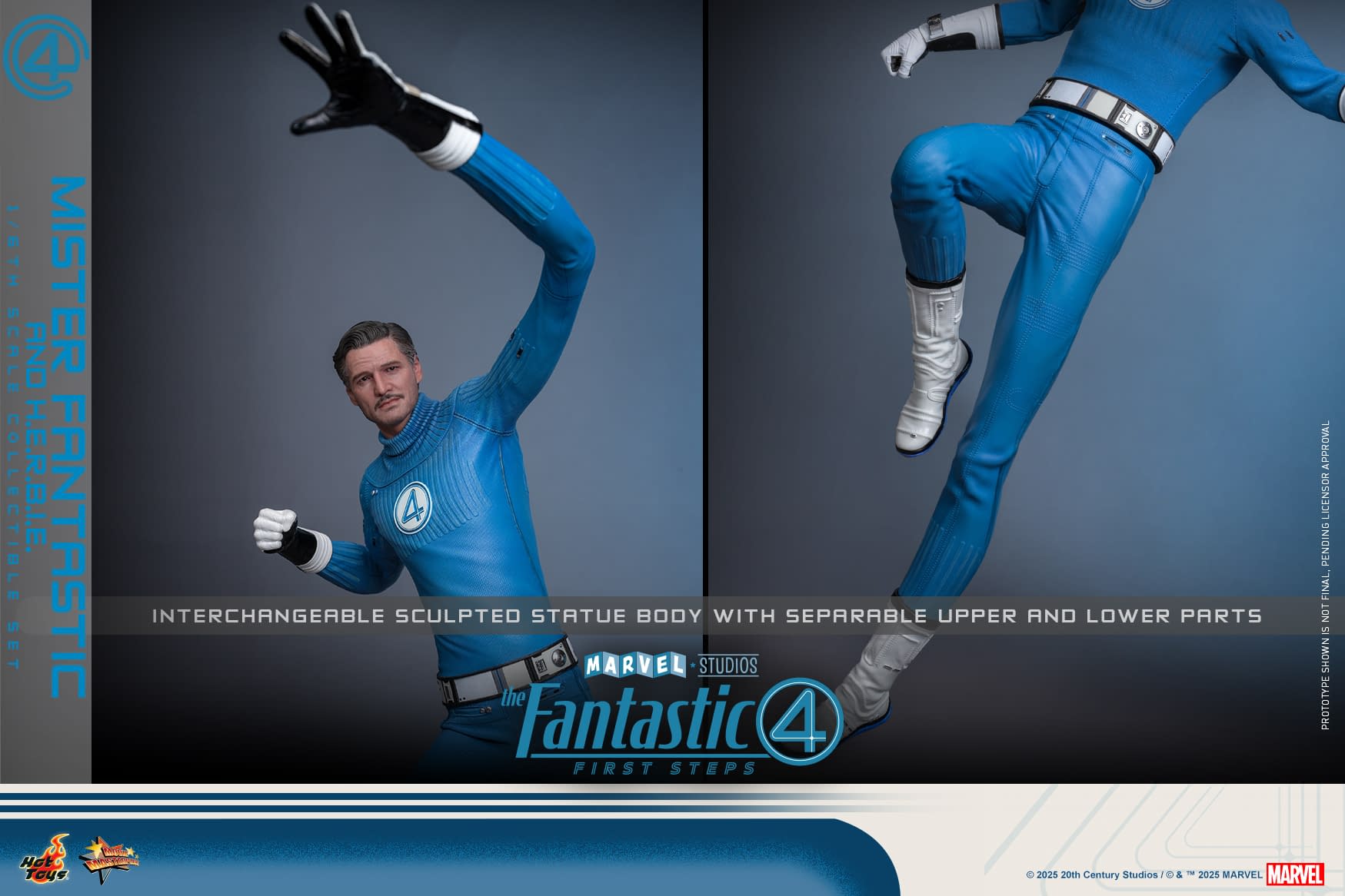 Hot Toys The Fantastic Four: First Steps 1/6 Mr. Fantastic Revealed