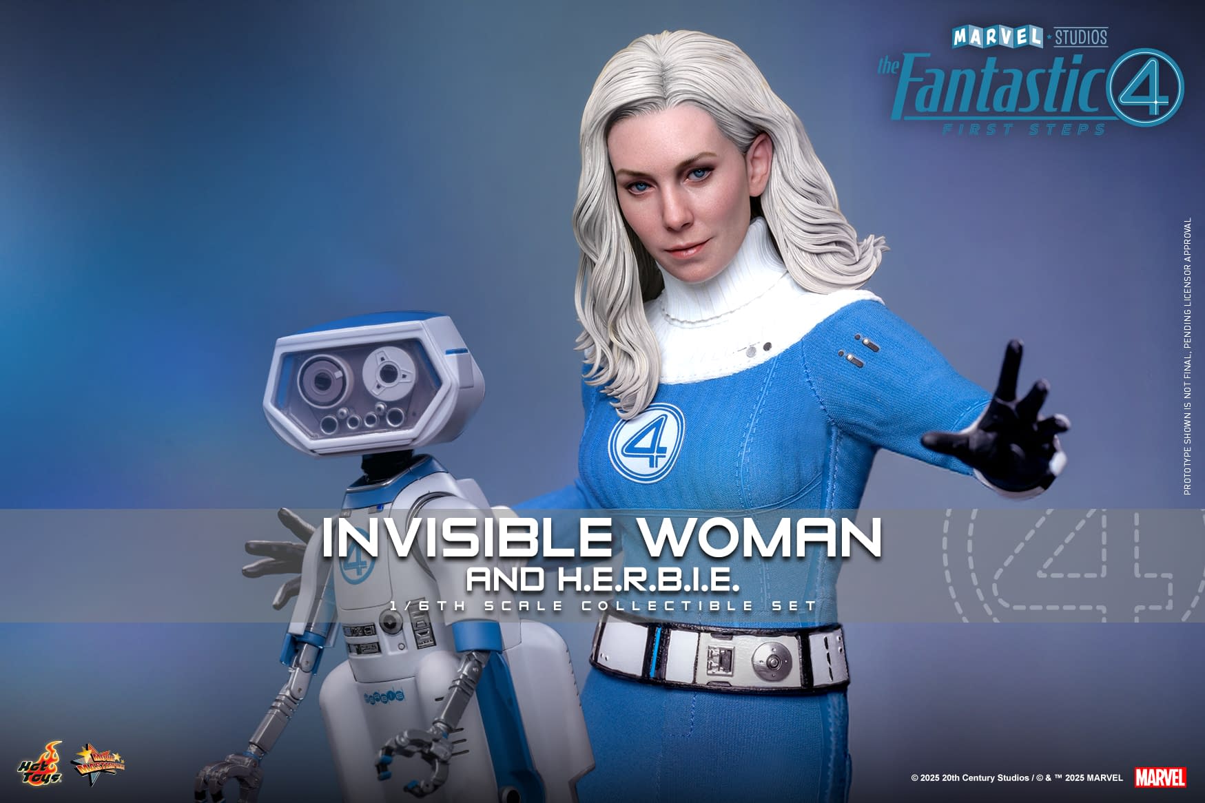 The Fantastic Four: First Steps Invisible Woman Arrives at Hot Toys 