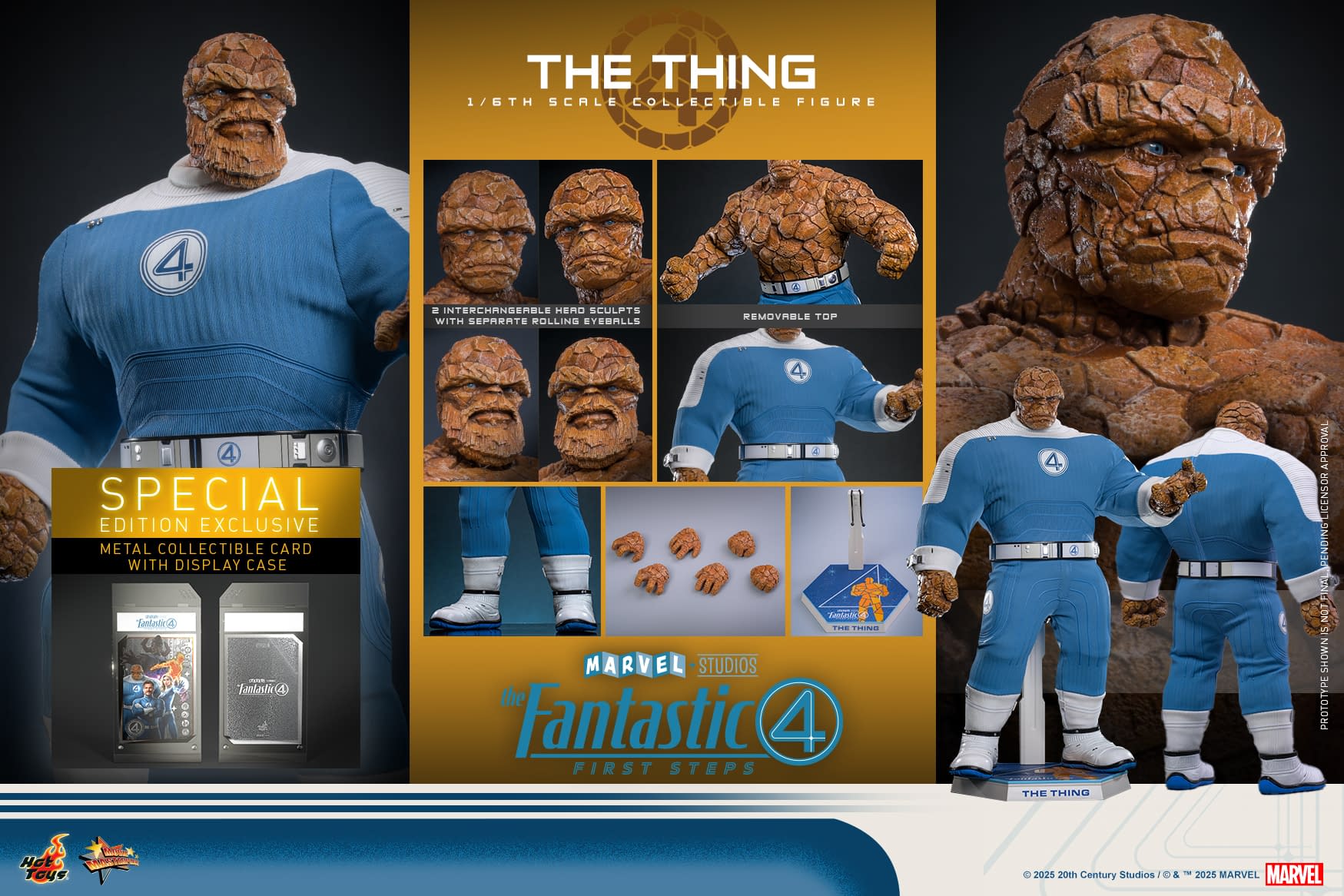 It's Clobberin' Time with Hot Toys New 1/6 Fantastic Four The Thing 