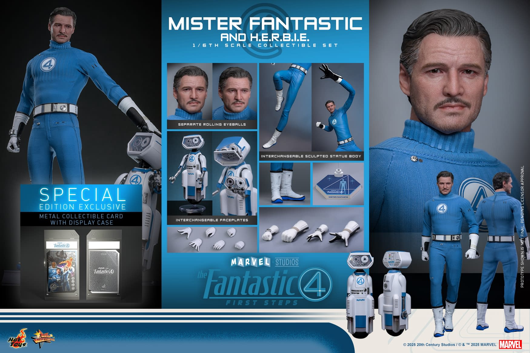 Hot Toys The Fantastic Four: First Steps 1/6 Mr. Fantastic Revealed