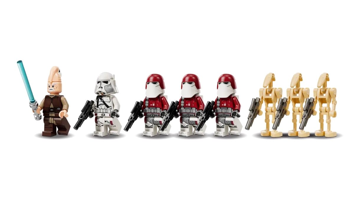 LEGO Battle of Mygeeto Star Wars Republic Juggernaut Set Rolls Out