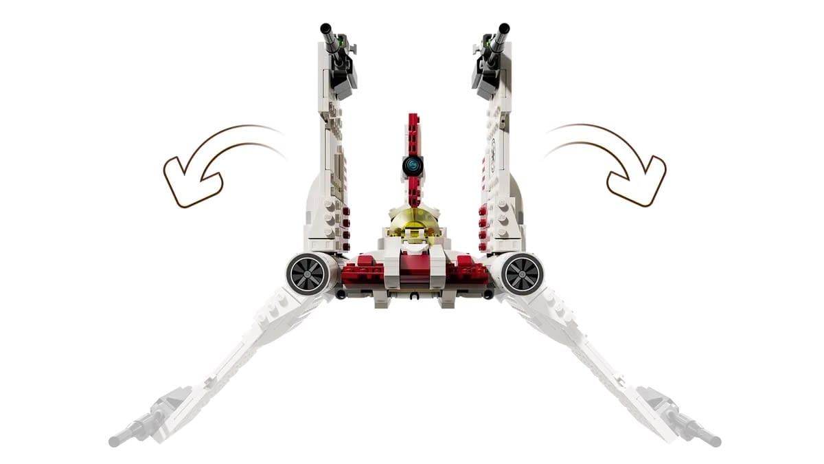 LEGO Flies with the Star Wars: The Clone Wars V-19 Torrent Starfighter