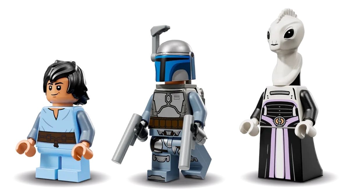 New LEGO Star Wars Jango Fett's Starship Set Arrives with Lama Su
