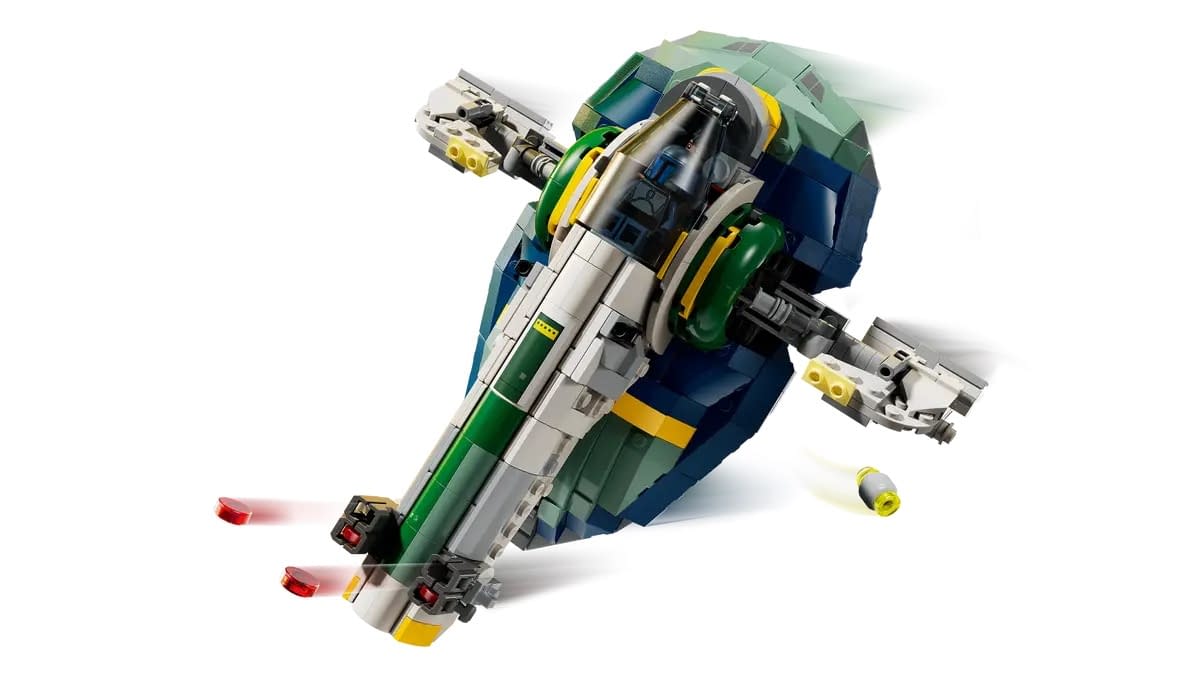 New LEGO Star Wars Jango Fett's Starship Set Arrives with Lama Su