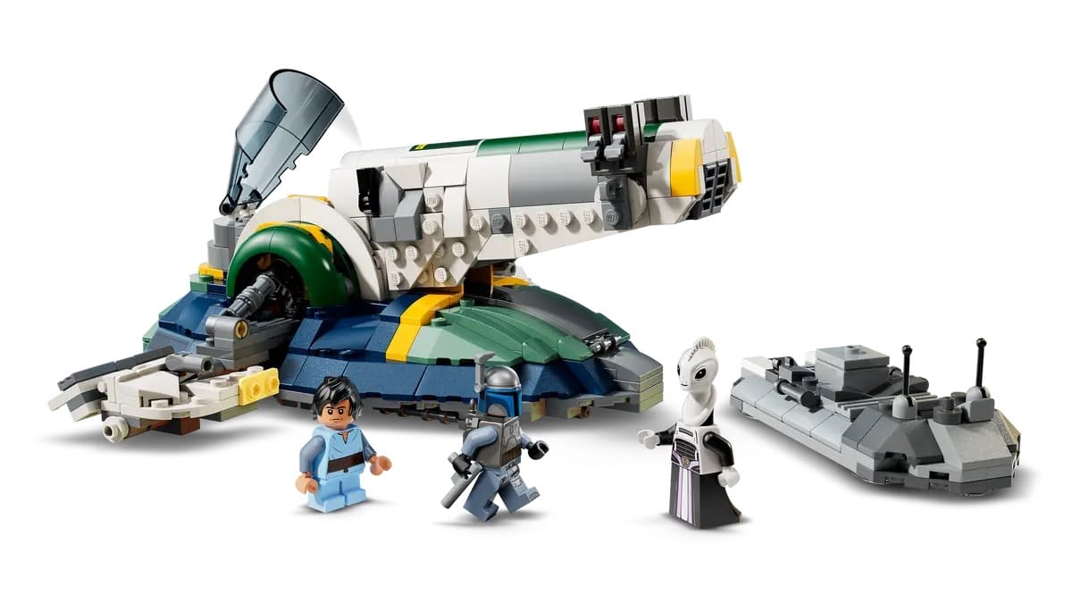 New LEGO Star Wars Jango Fett's Starship Set Arrives with Lama Su