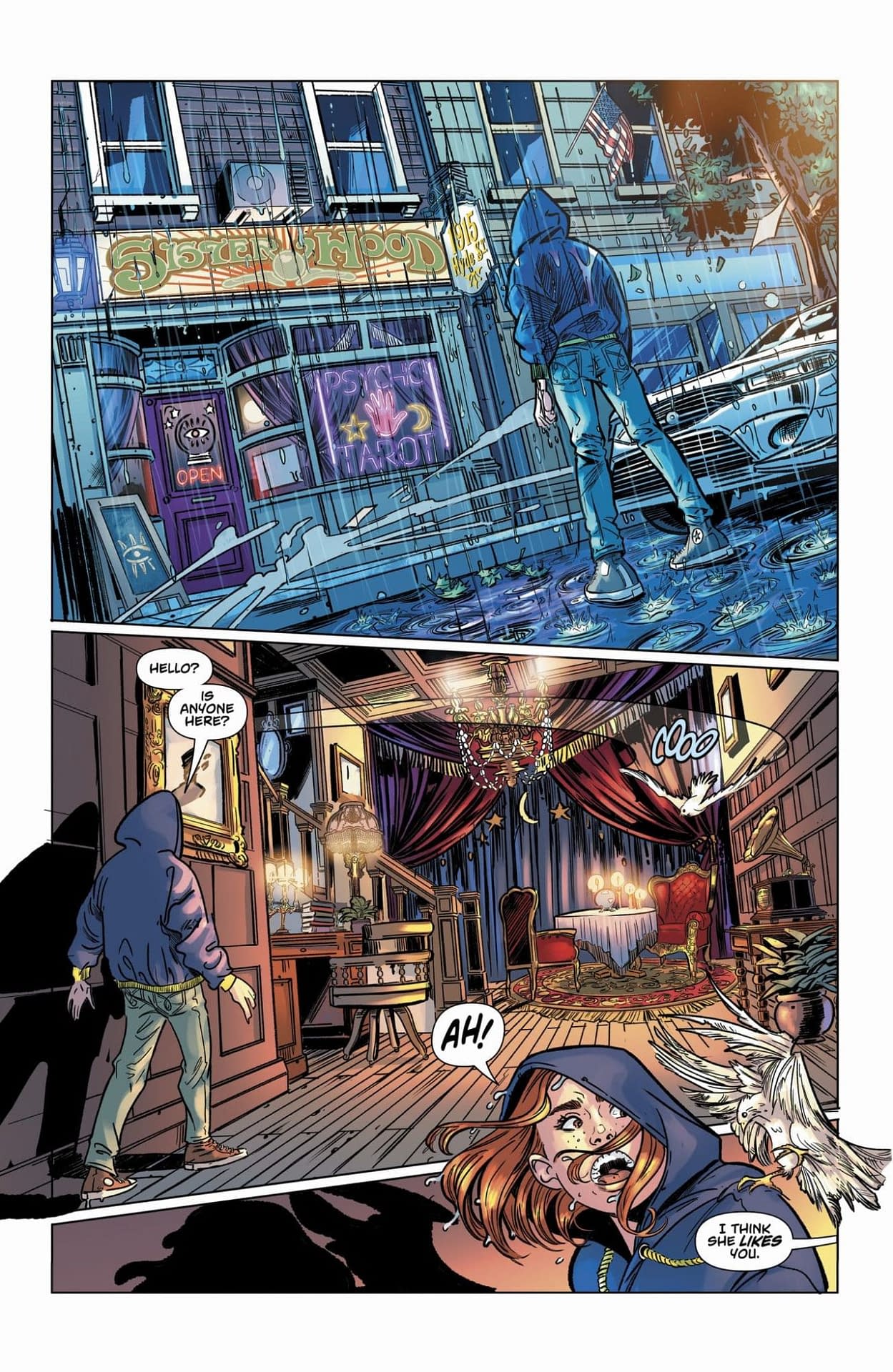 Interior preview page from Sisterhood: A Hyde Street Story #1