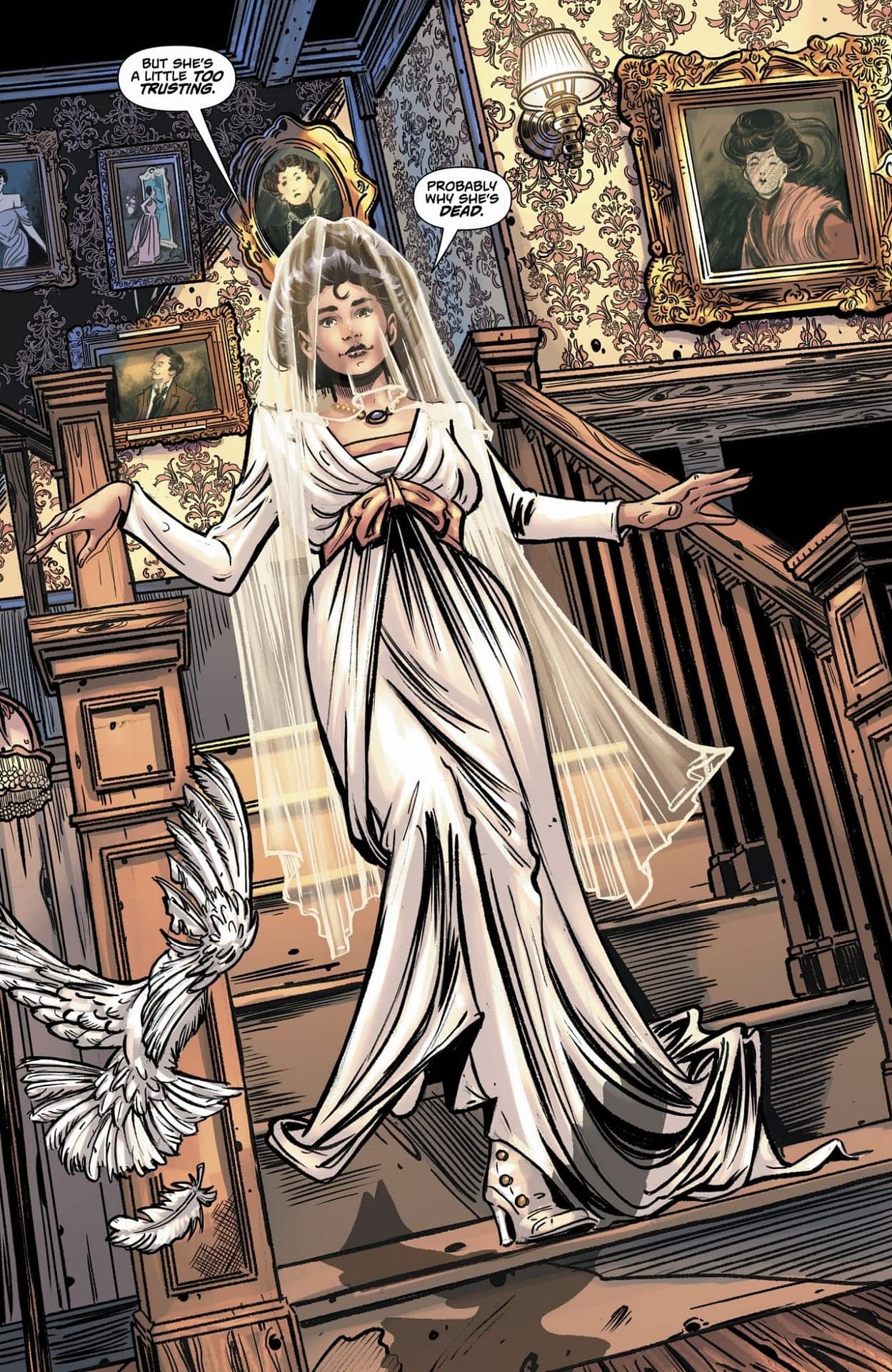 Interior preview page from Sisterhood: A Hyde Street Story #1