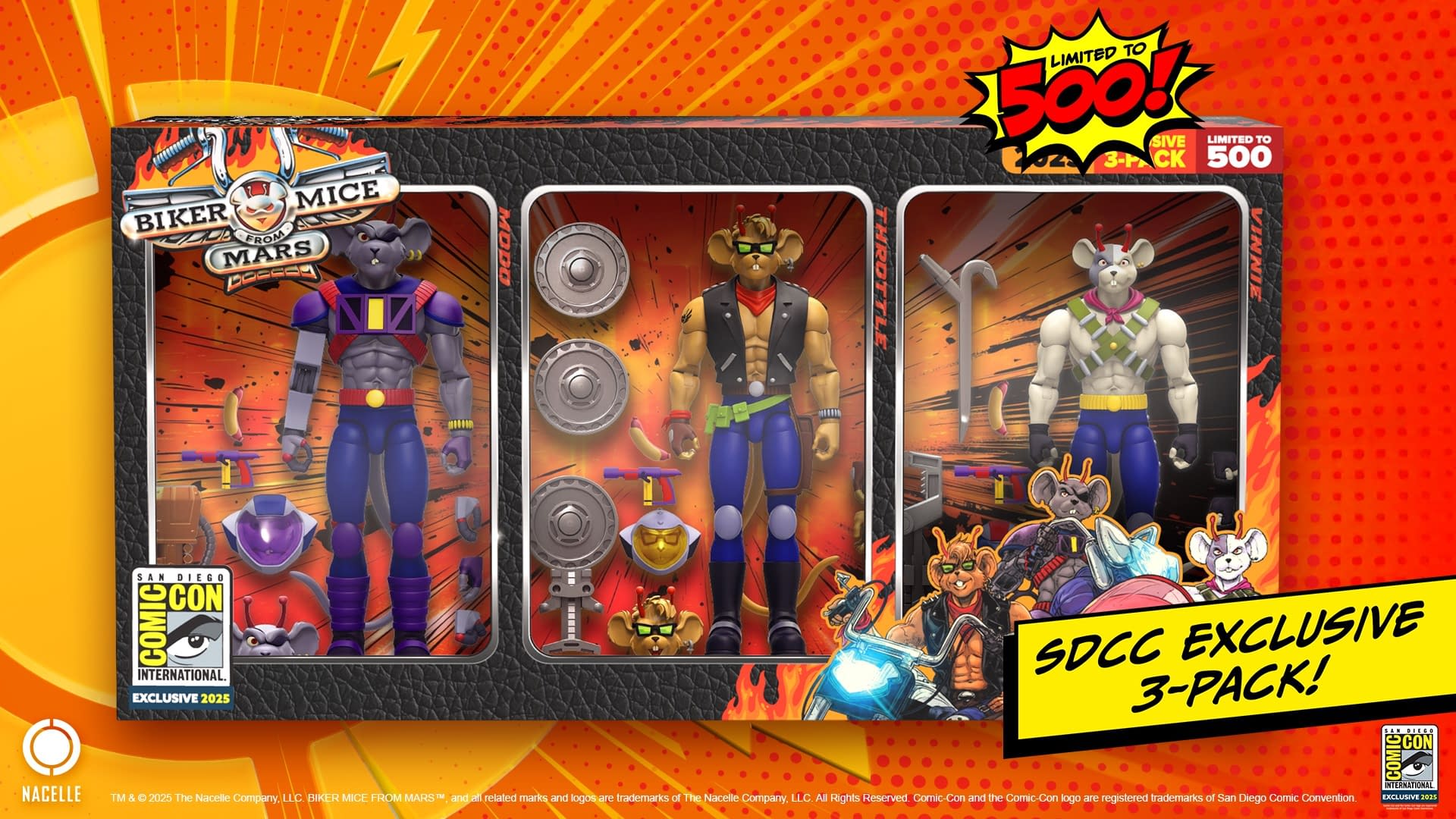 Biker Mice from Mars Throttle (Bootleg Edition) Exclusive Hits SDCC