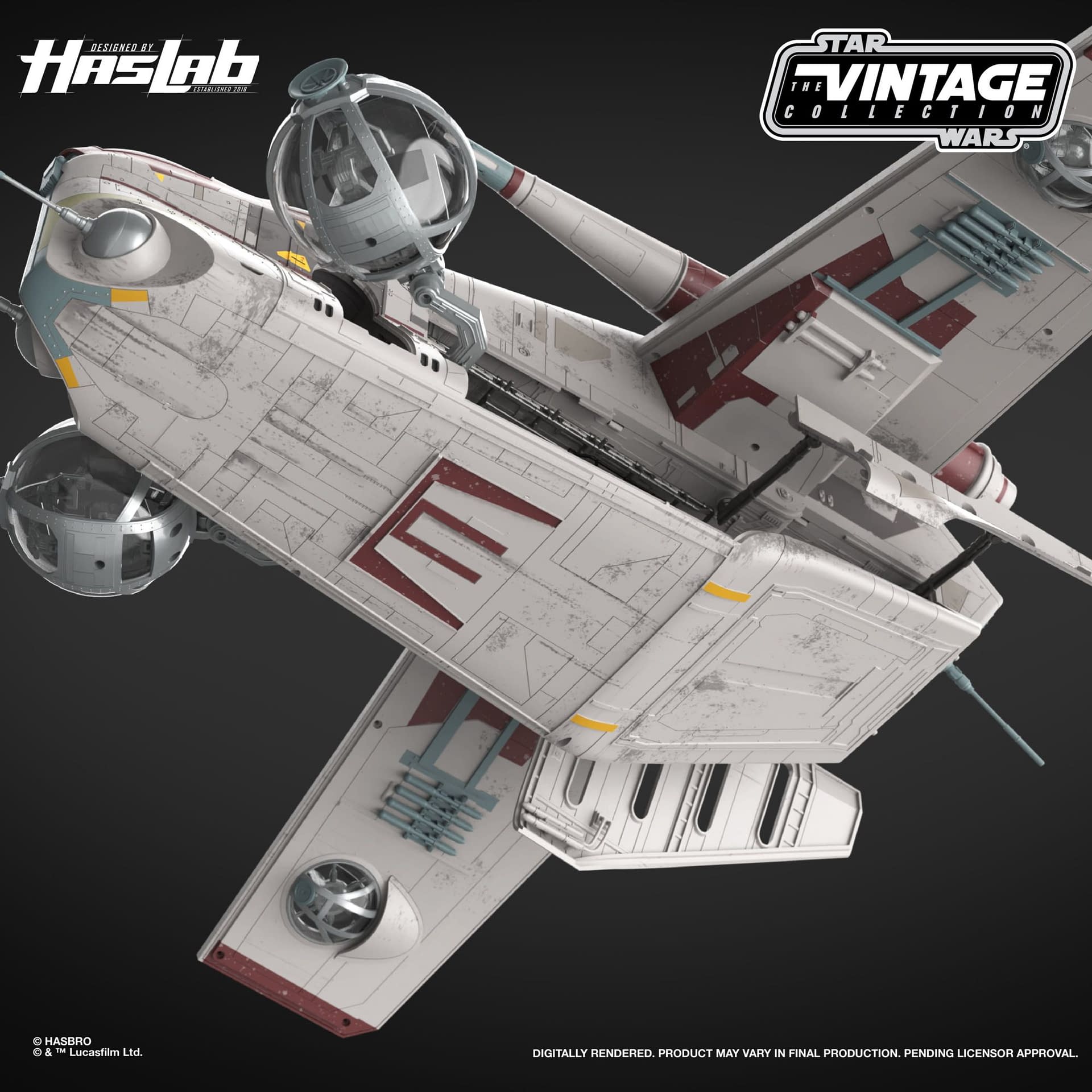 Star Wars: The Vintage Collection Republic Gunship HasLab Revealed