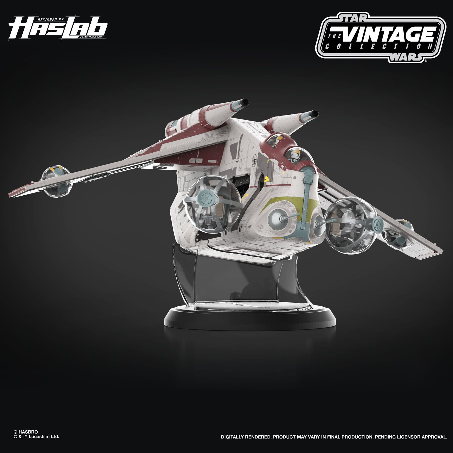 Star Wars: The Vintage Collection Republic Gunship HasLab Revealed