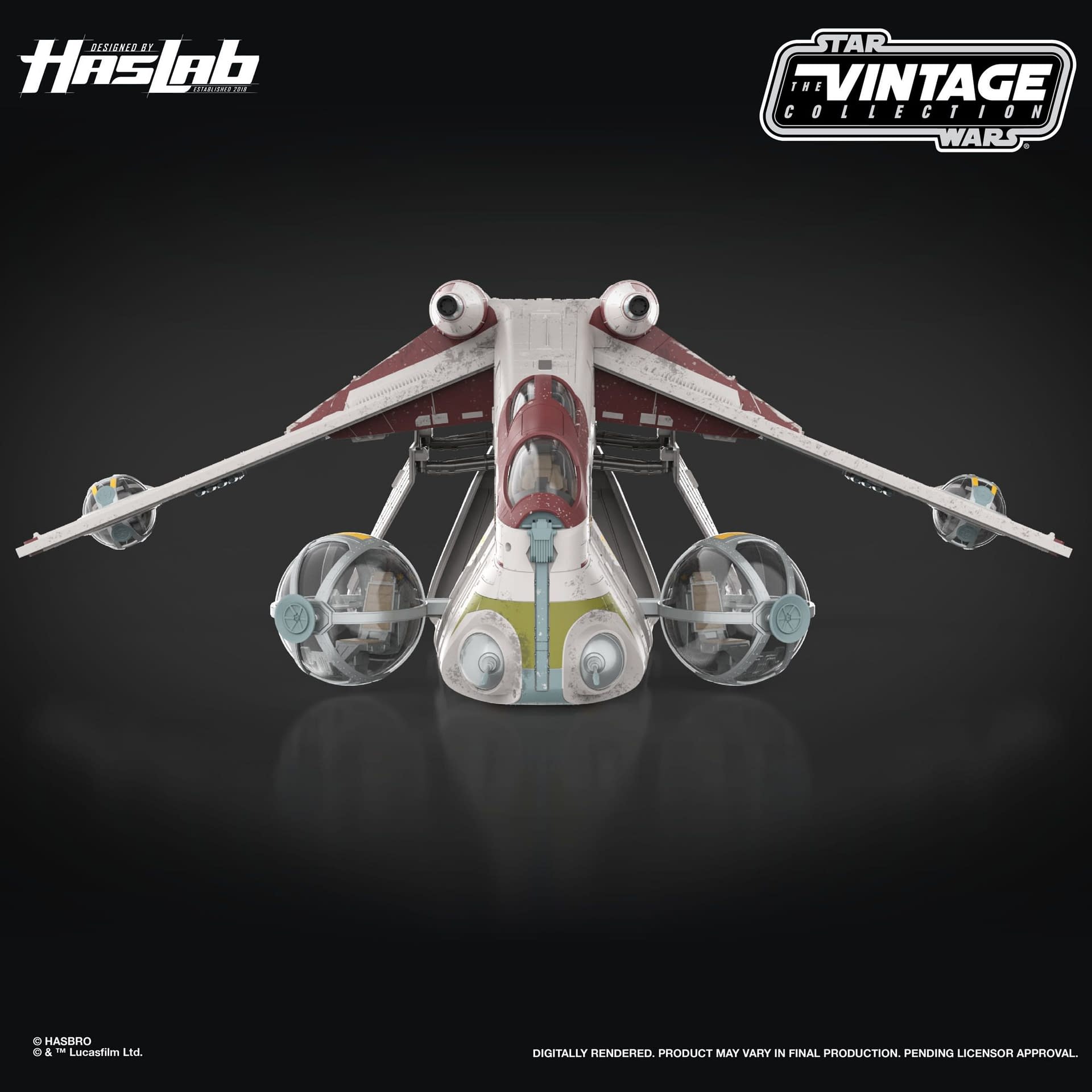 Star Wars: The Vintage Collection Republic Gunship HasLab Revealed