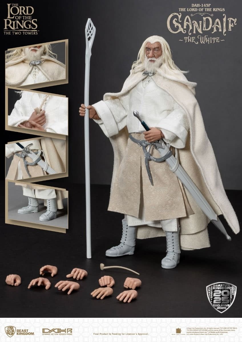 Lord of the Rings Gandalf the White Rises with Beast Kingdom for SDCC
