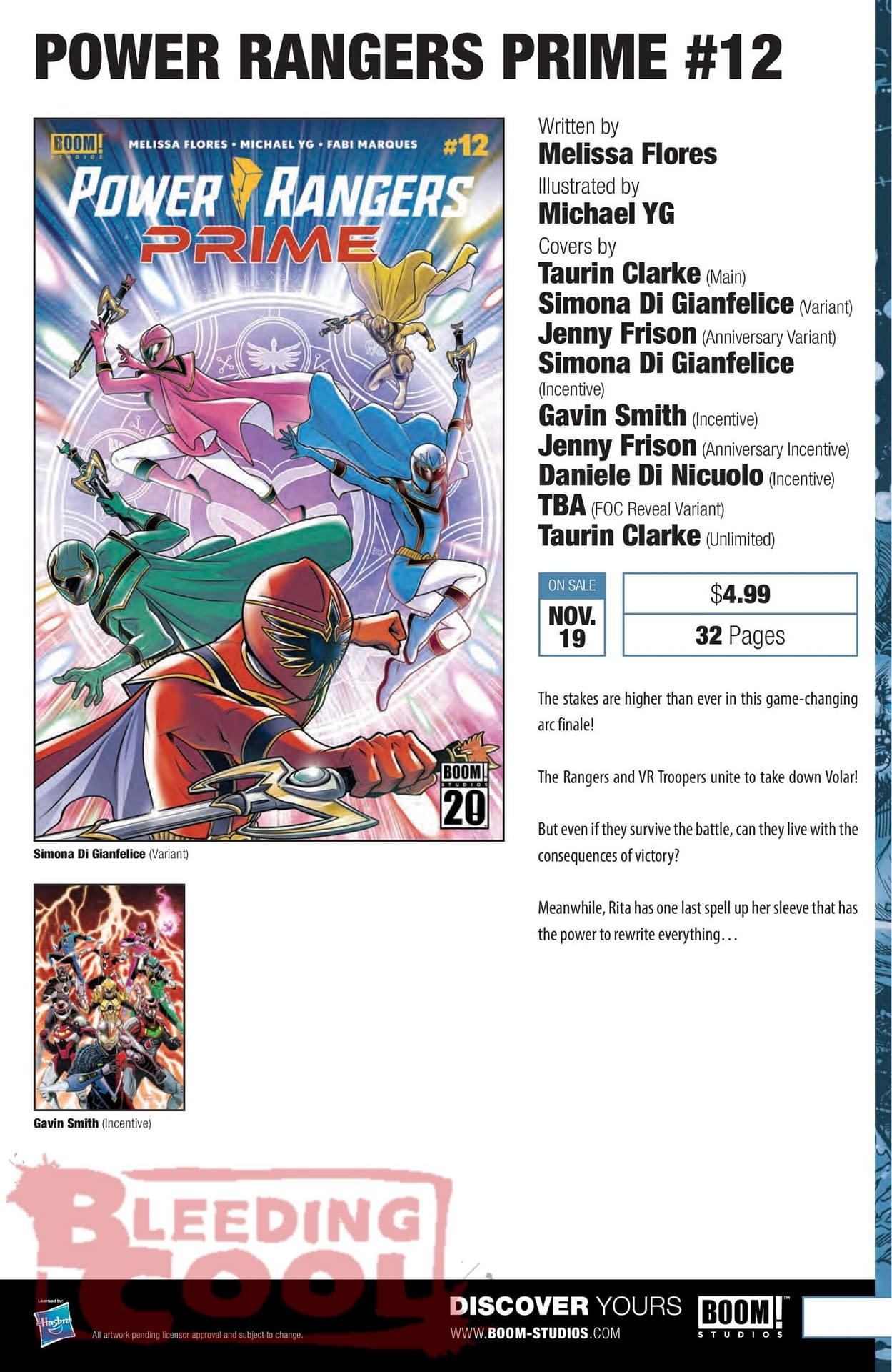 Boom Studios November 2025 Full Solicits