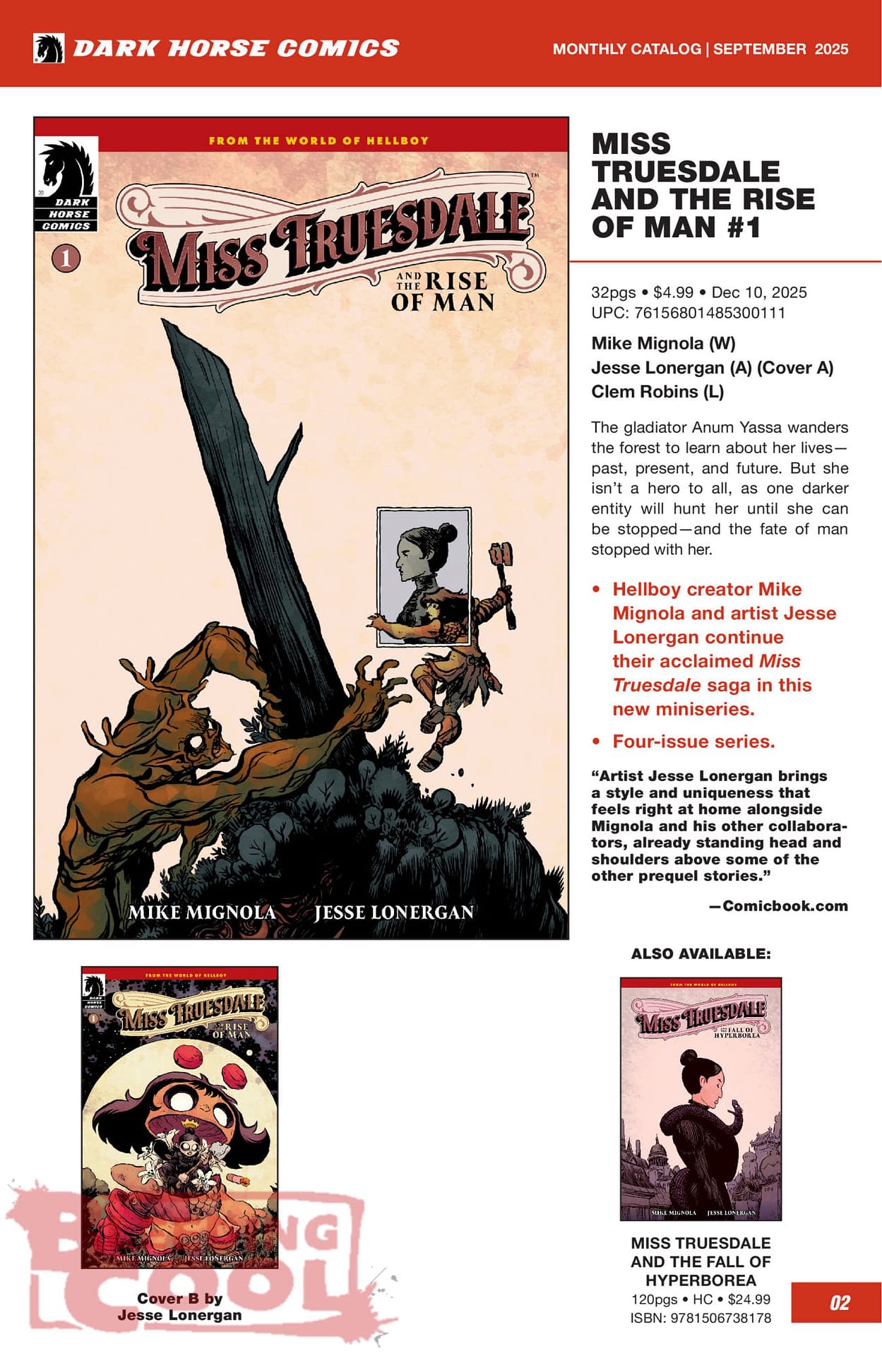 Dark Horse Comics December 2025 Full Solicits