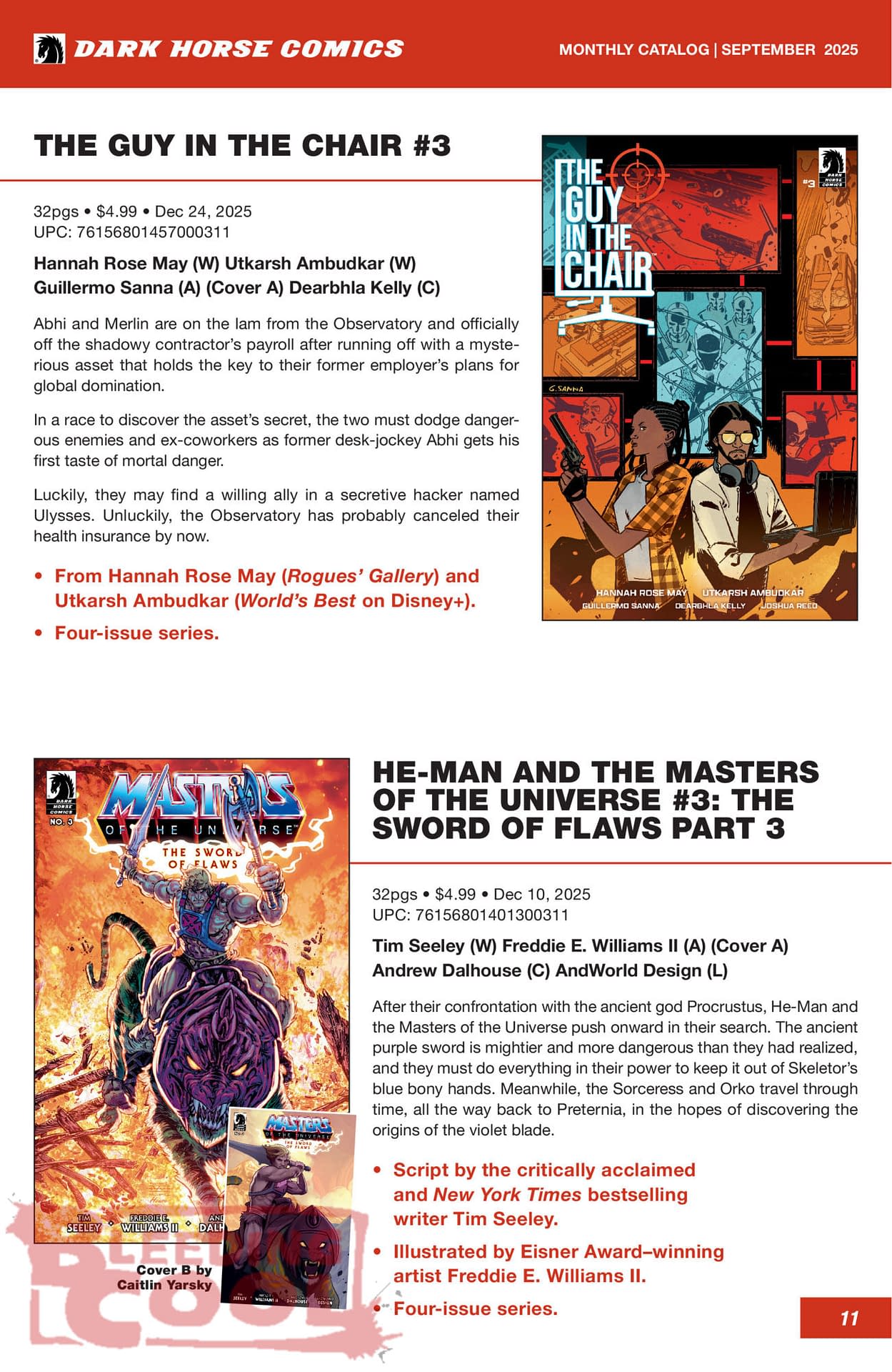 Dark Horse Comics December 2025 Full Solicits