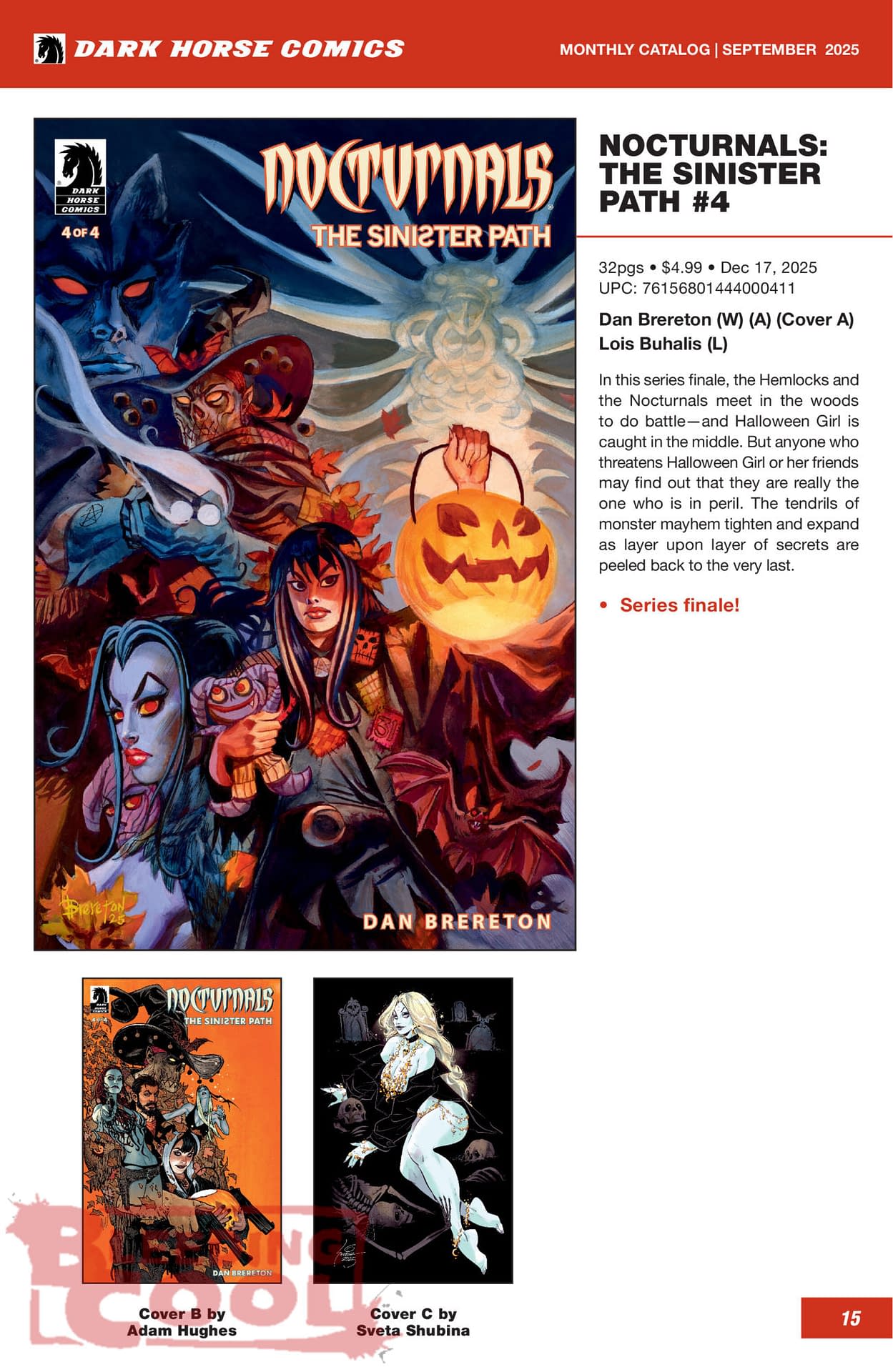 Dark Horse Comics December 2025 Full Solicits