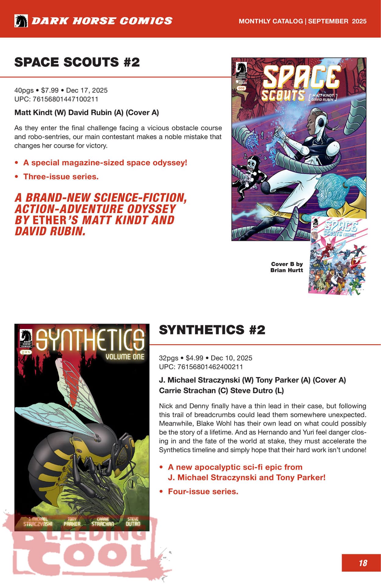Dark Horse Comics December 2025 Full Solicits