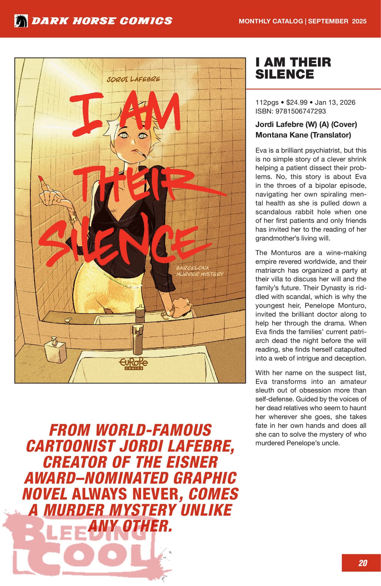 Dark Horse Comics December 2025 Full Solicits