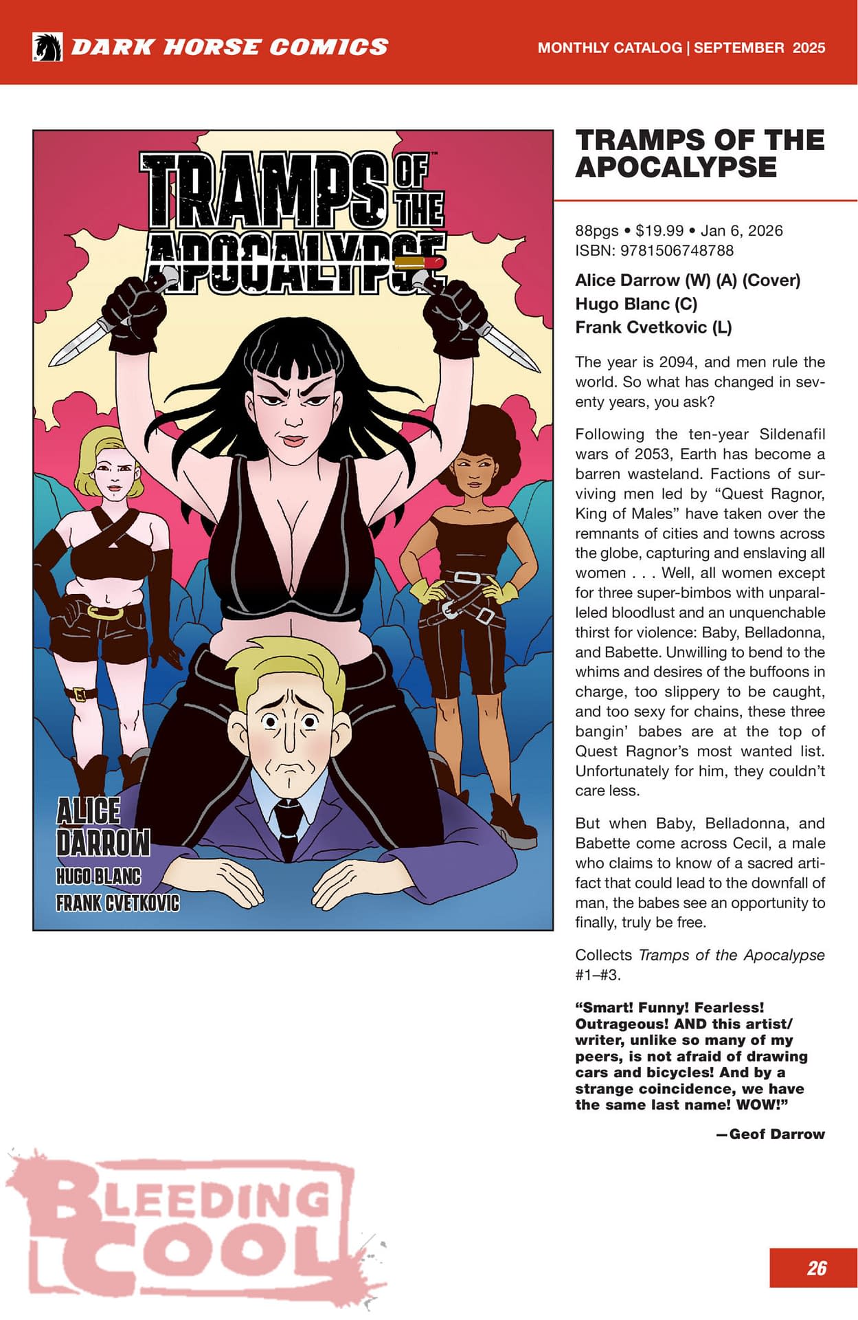 Dark Horse Comics December 2025 Full Solicits