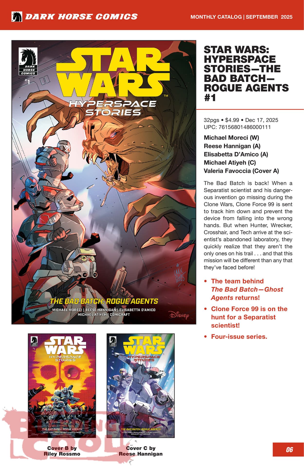 Dark Horse Comics December 2025 Full Solicits