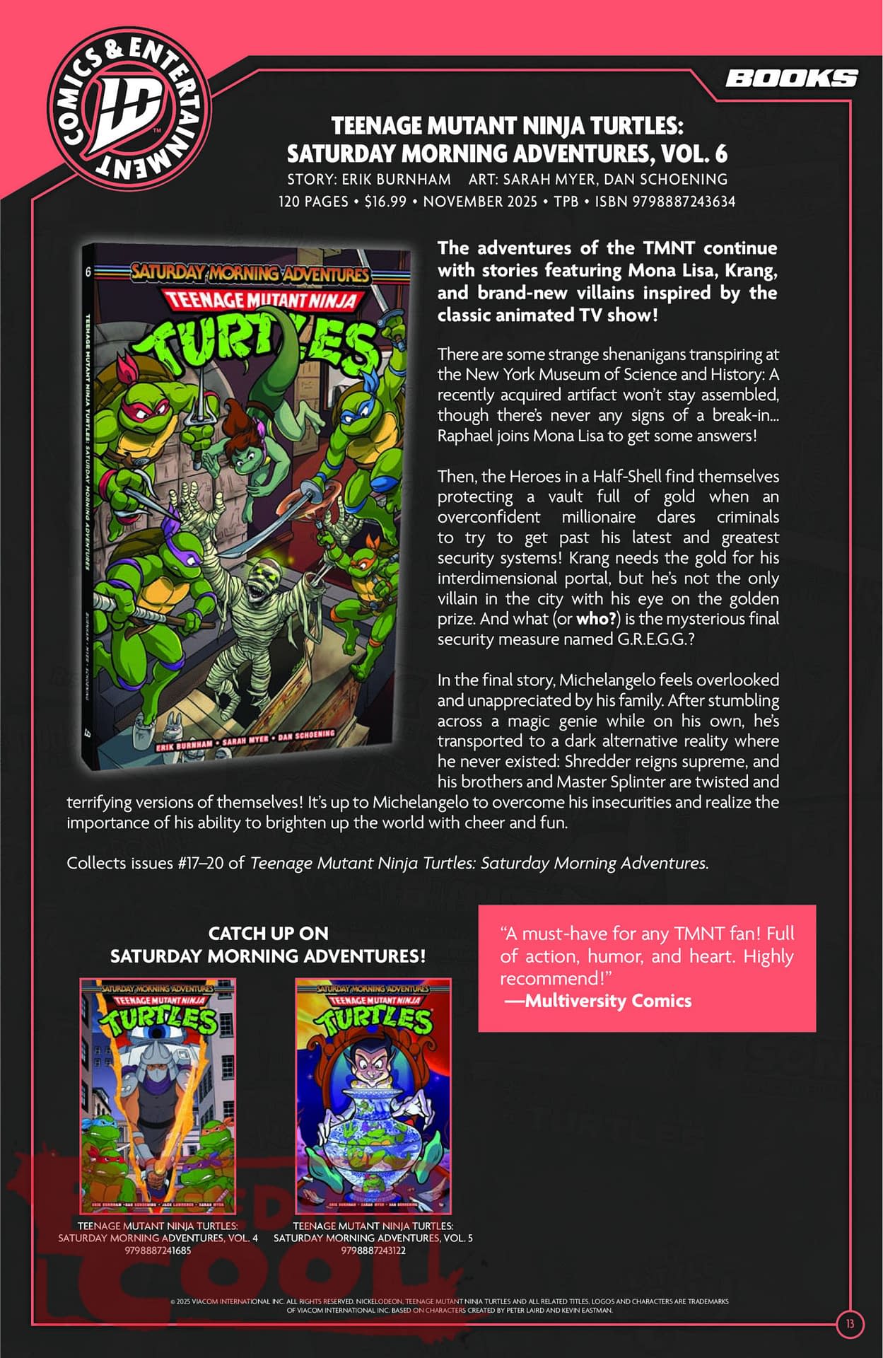 IDW November 2025 Full Solicits