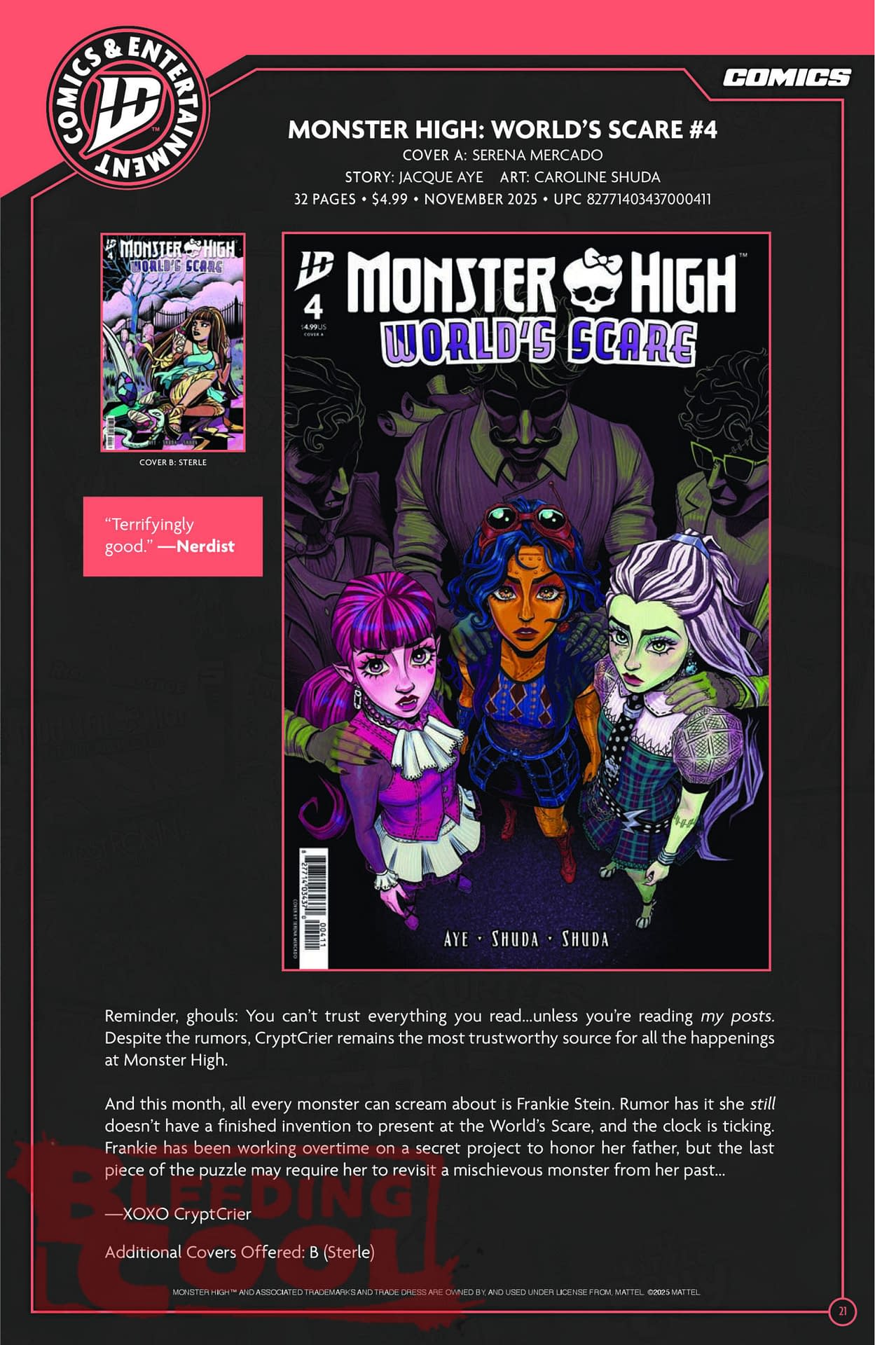 IDW November 2025 Full Solicits