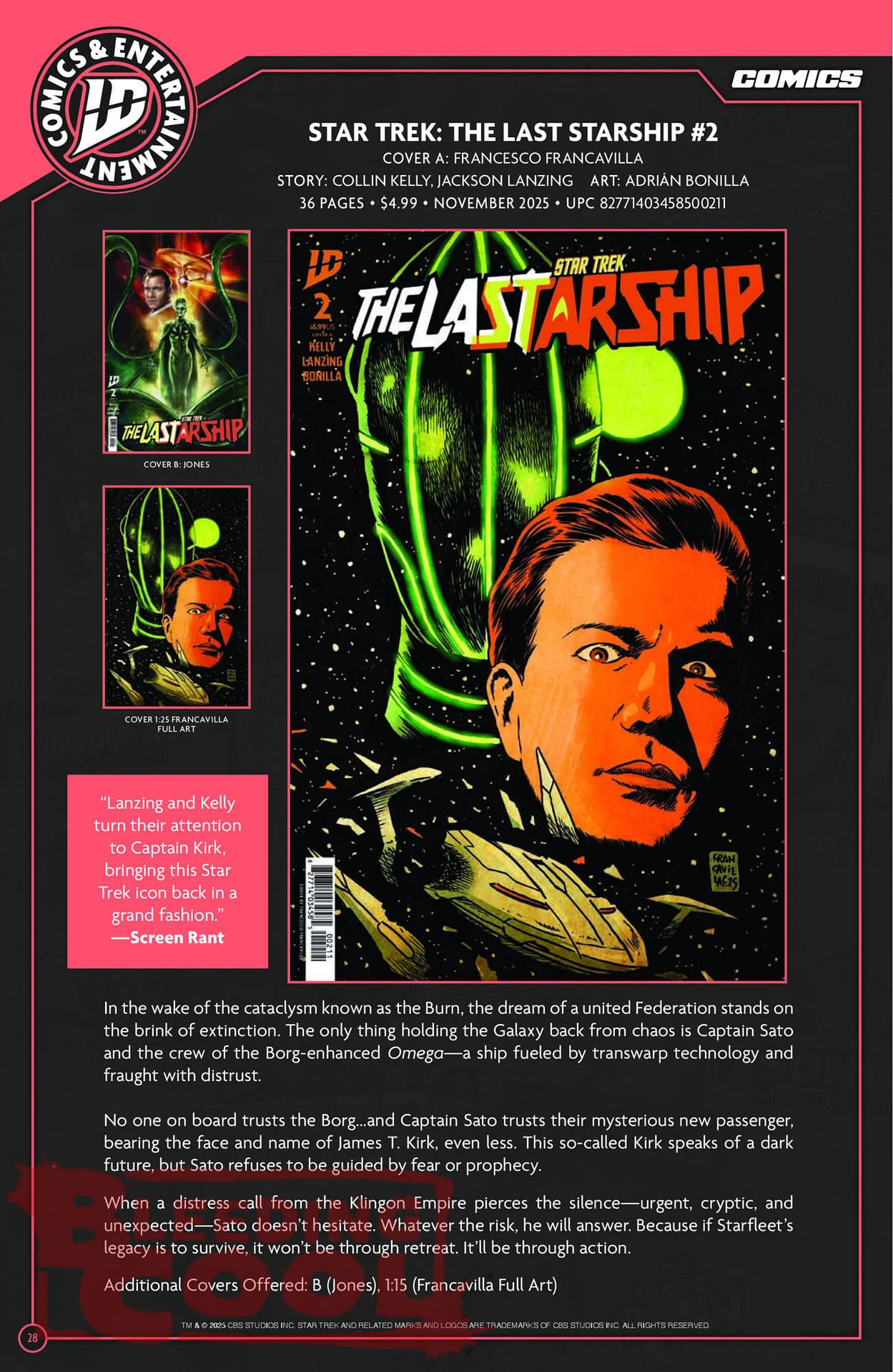 IDW November 2025 Full Solicits