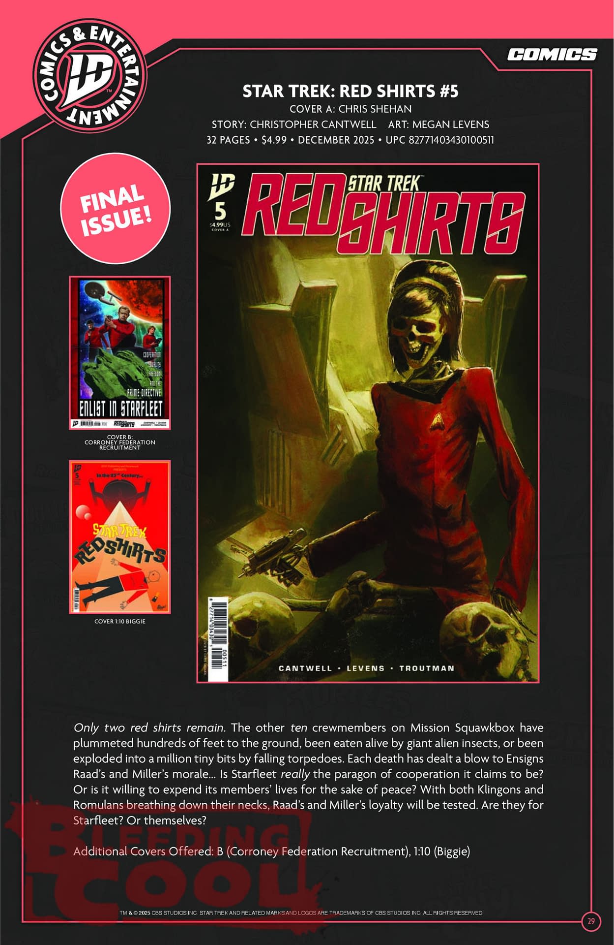 IDW November 2025 Full Solicits