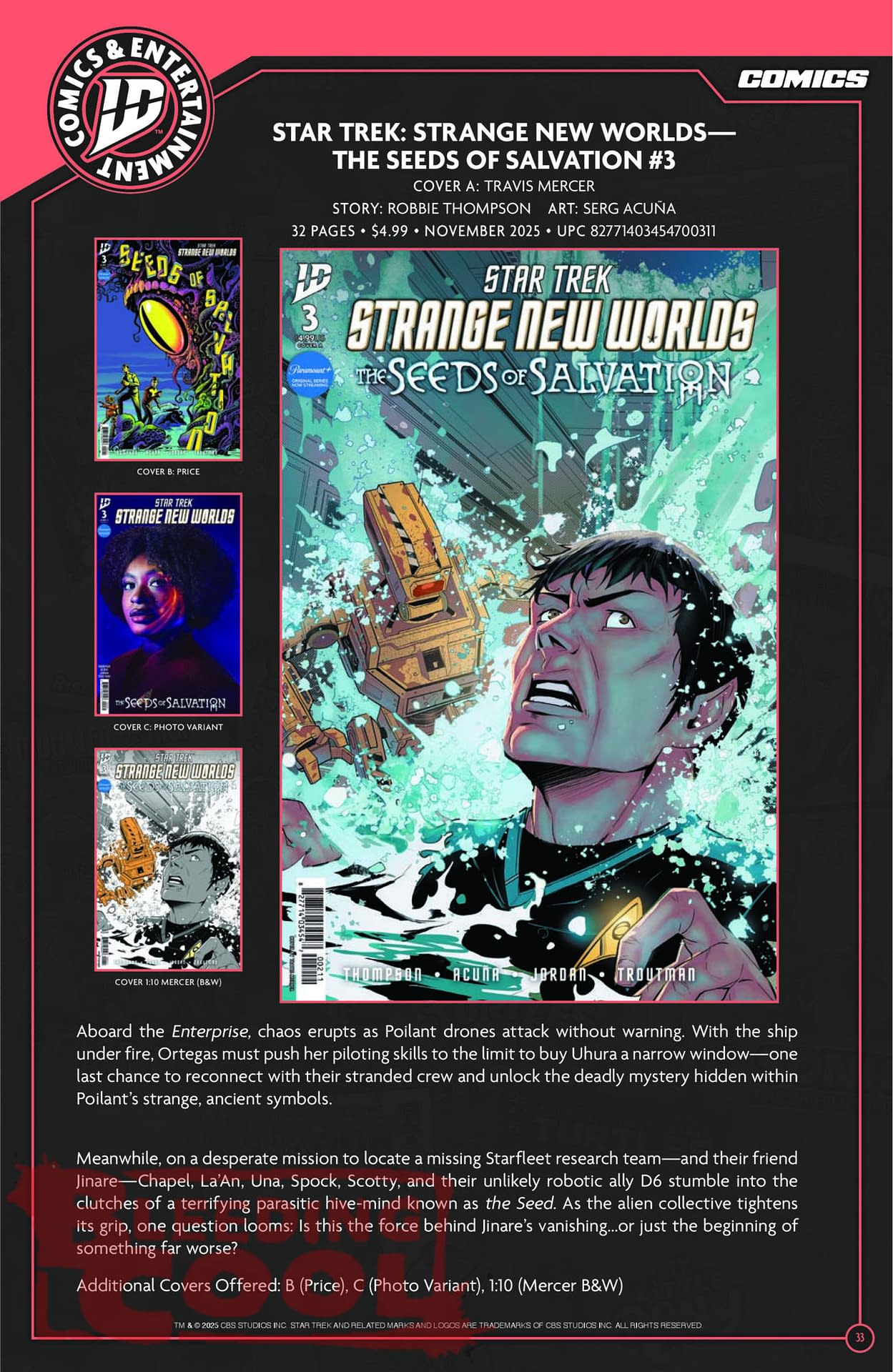 IDW November 2025 Full Solicits