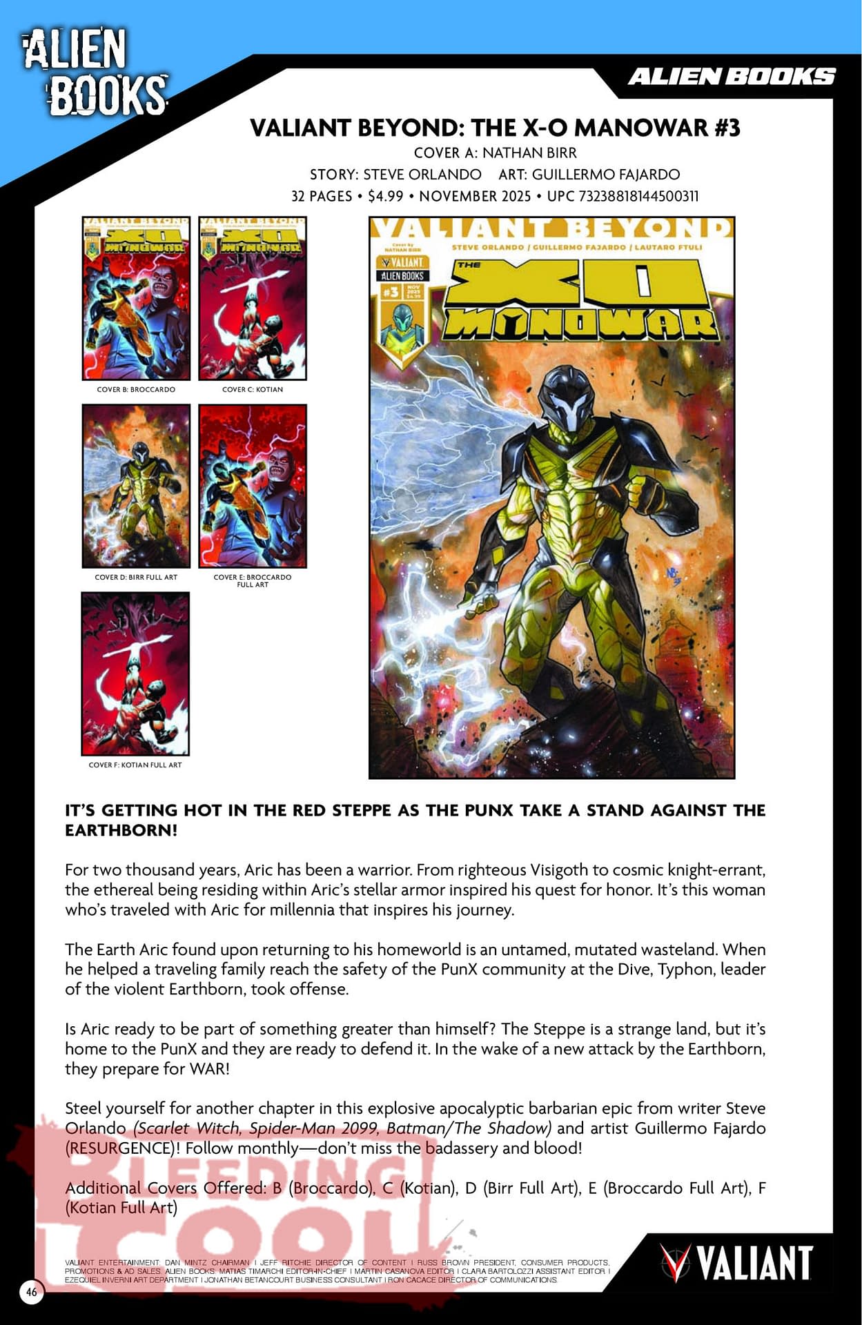 IDW November 2025 Full Solicits