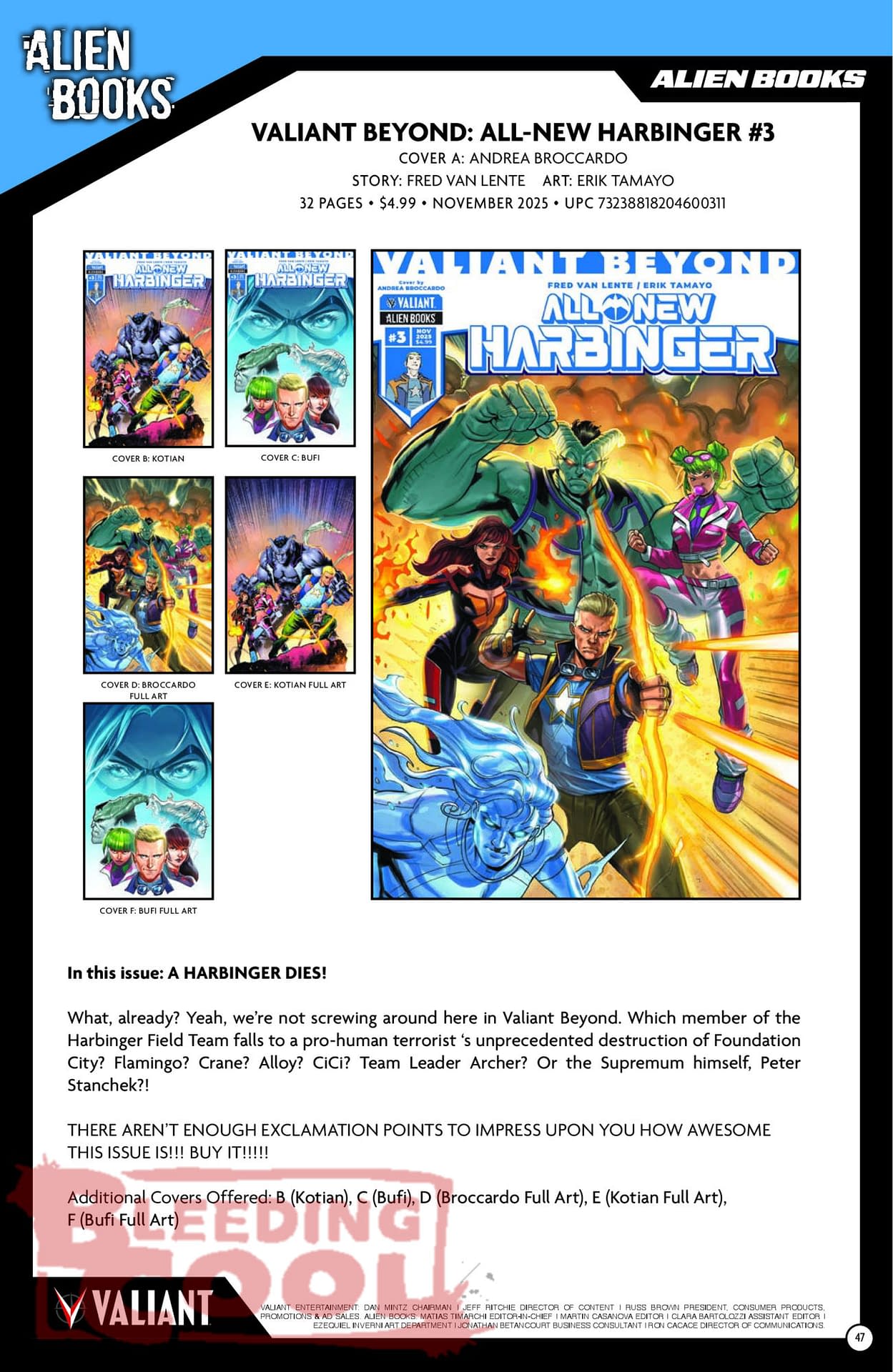 IDW November 2025 Full Solicits