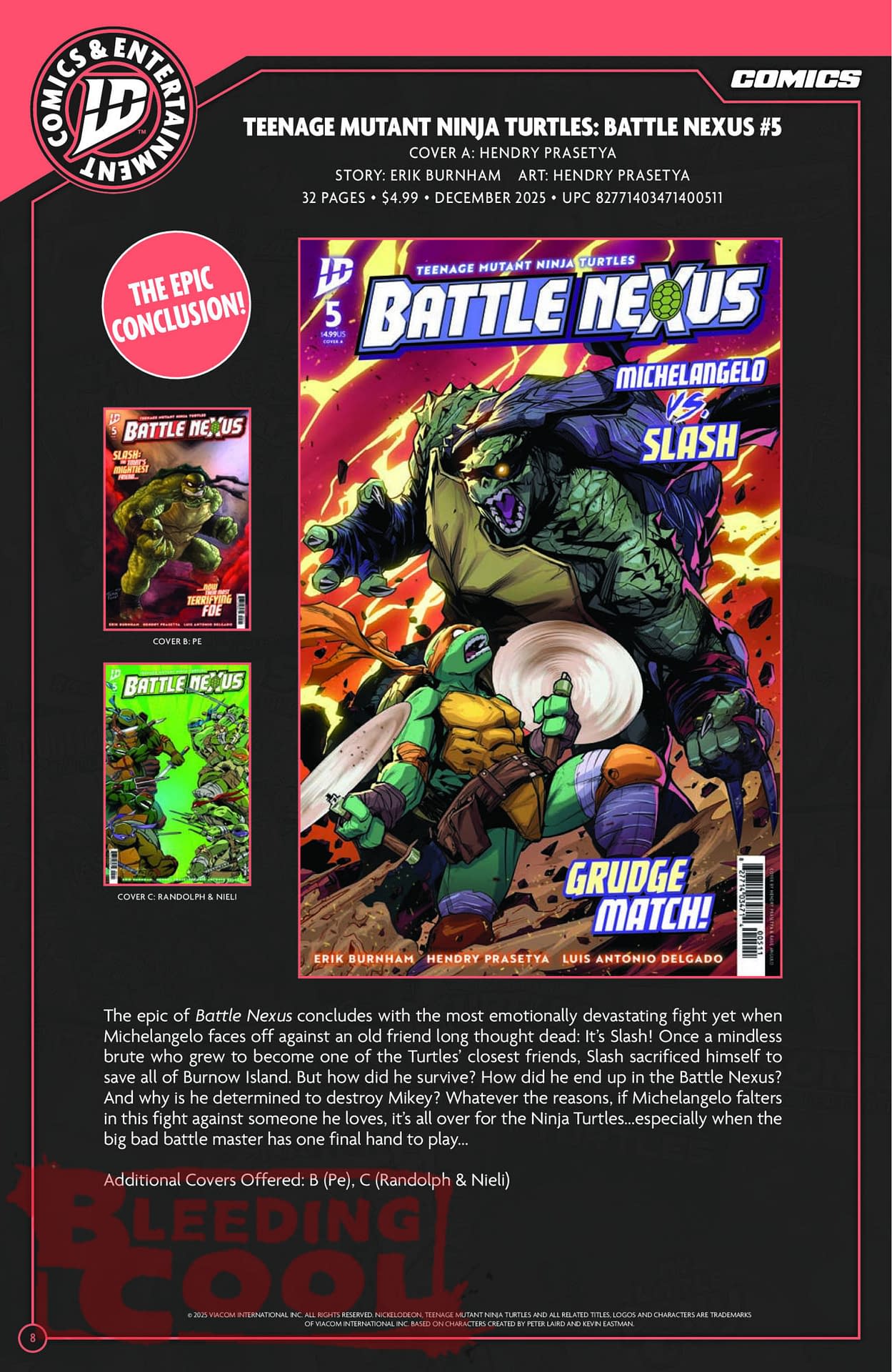 IDW November 2025 Full Solicits