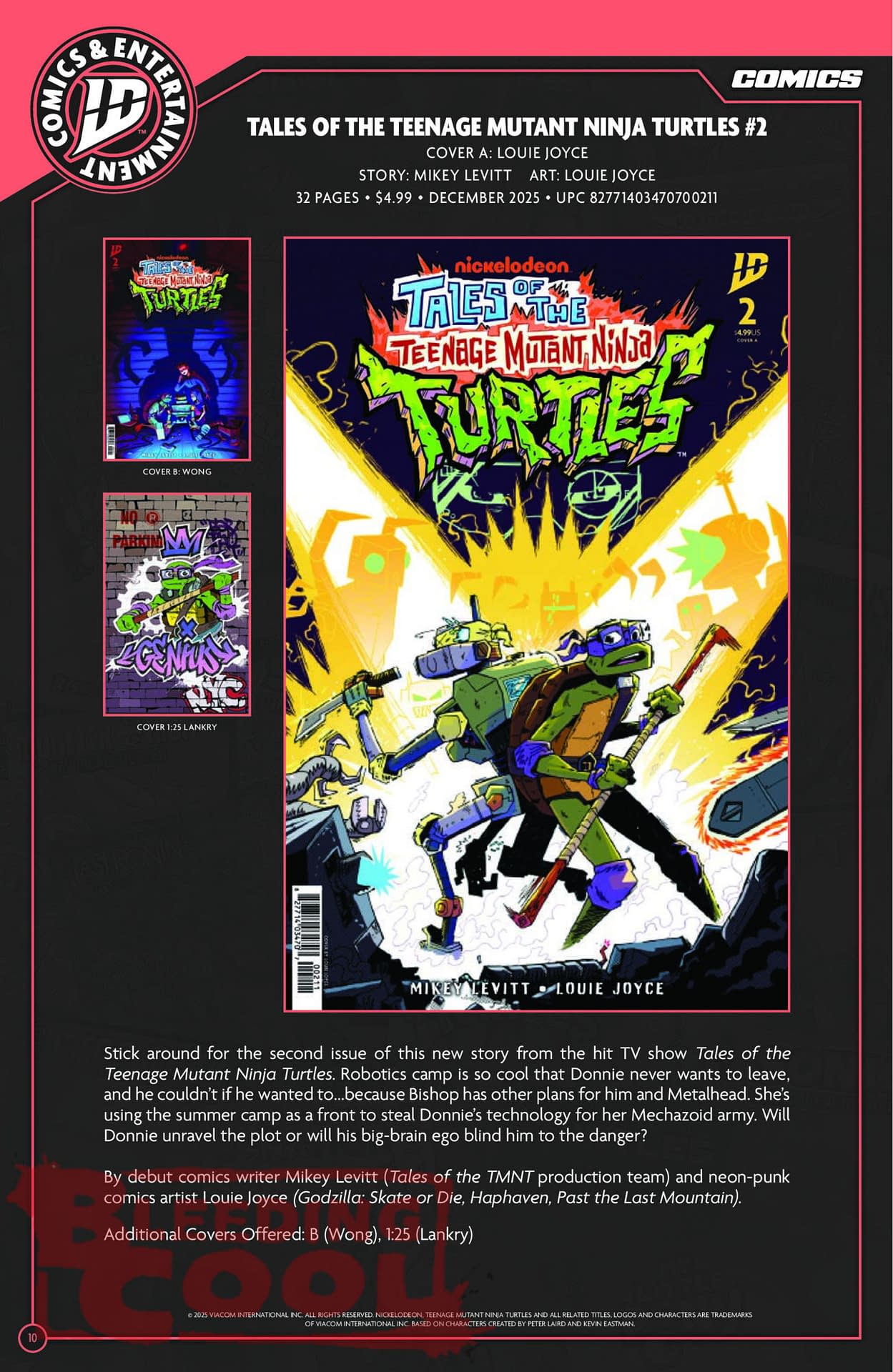 IDW November 2025 Full Solicits