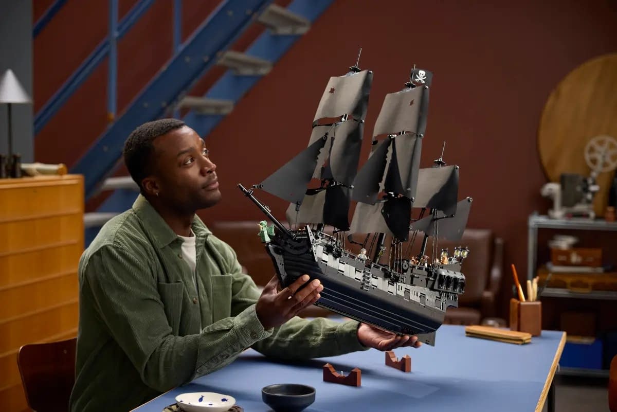 New LEGO Icons Pirates of the Caribbean Black Pearl Set Announced 
