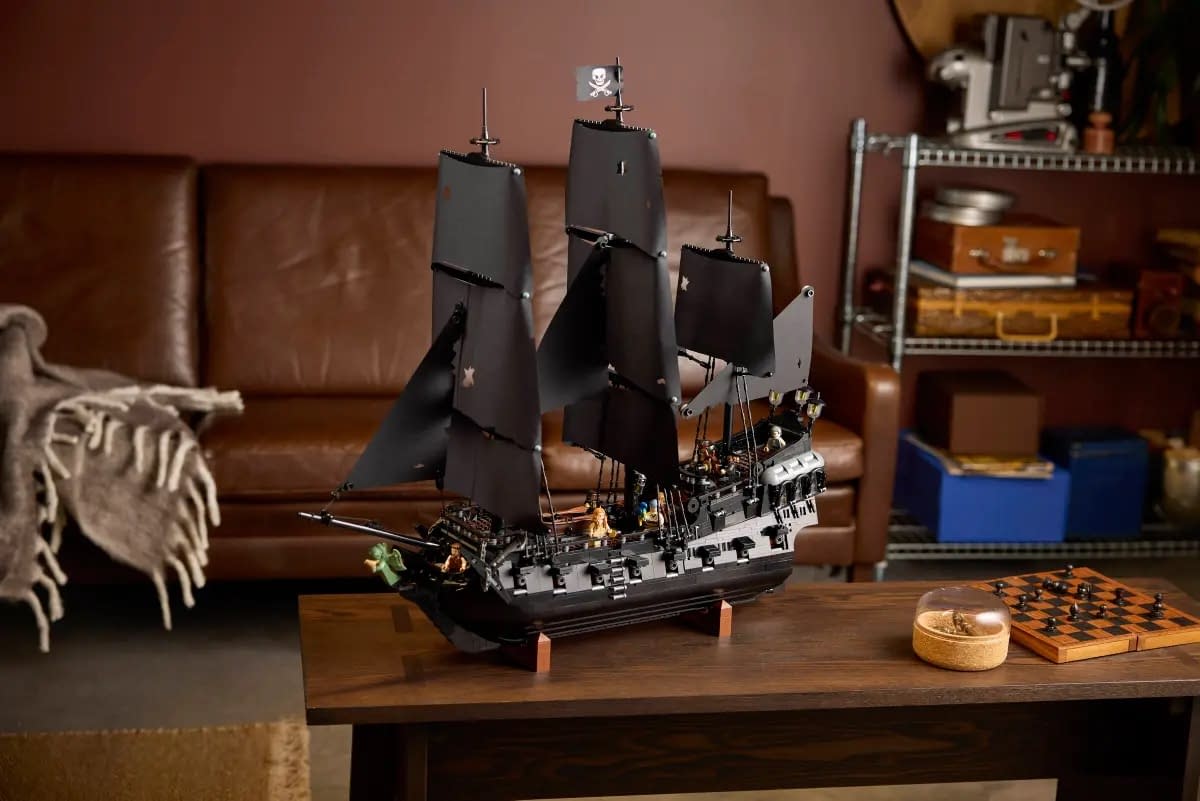 New LEGO Icons Pirates of the Caribbean Black Pearl Set Announced 