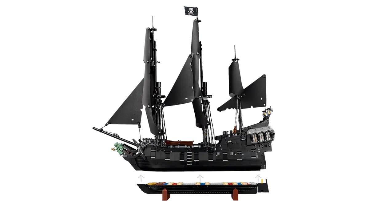 New LEGO Icons Pirates of the Caribbean Black Pearl Set Announced 