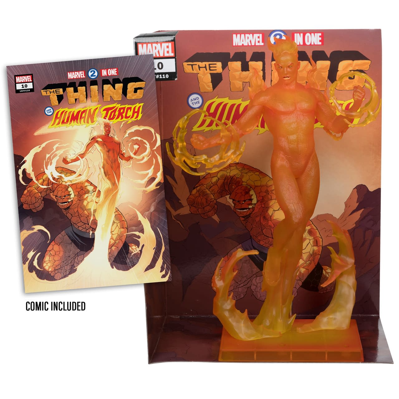 It's Flame On with McFarlane Toys New 1/6 Human Torch Statue