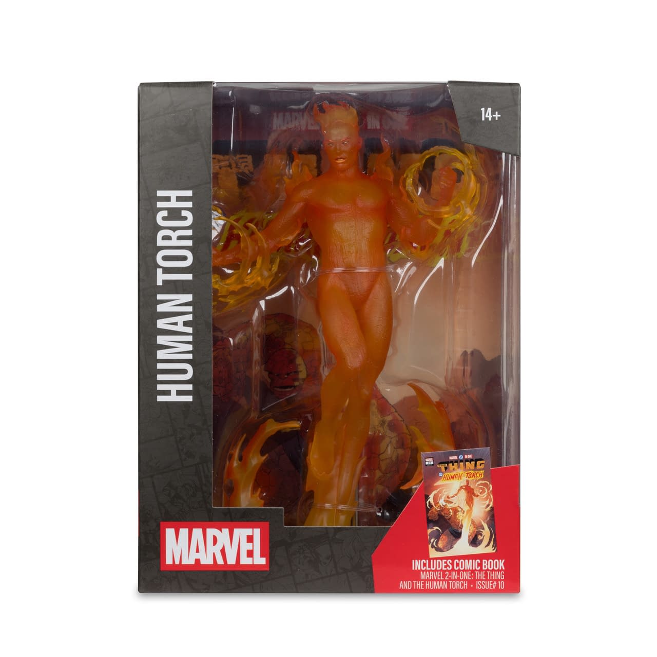 It's Flame On with McFarlane Toys New 1/6 Human Torch Statue